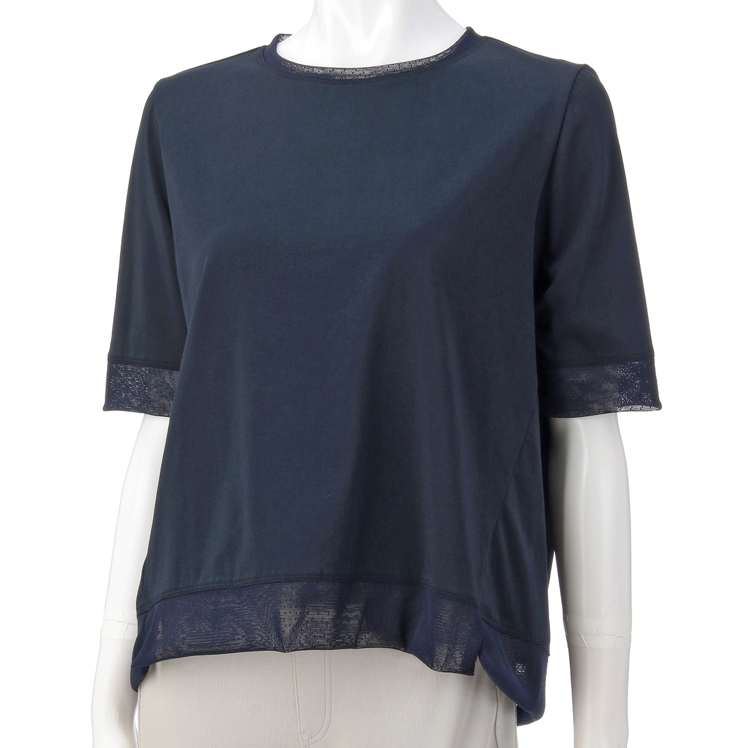 LAPIS ROUGE ドットチュール切替プルオーバーA - 画像8