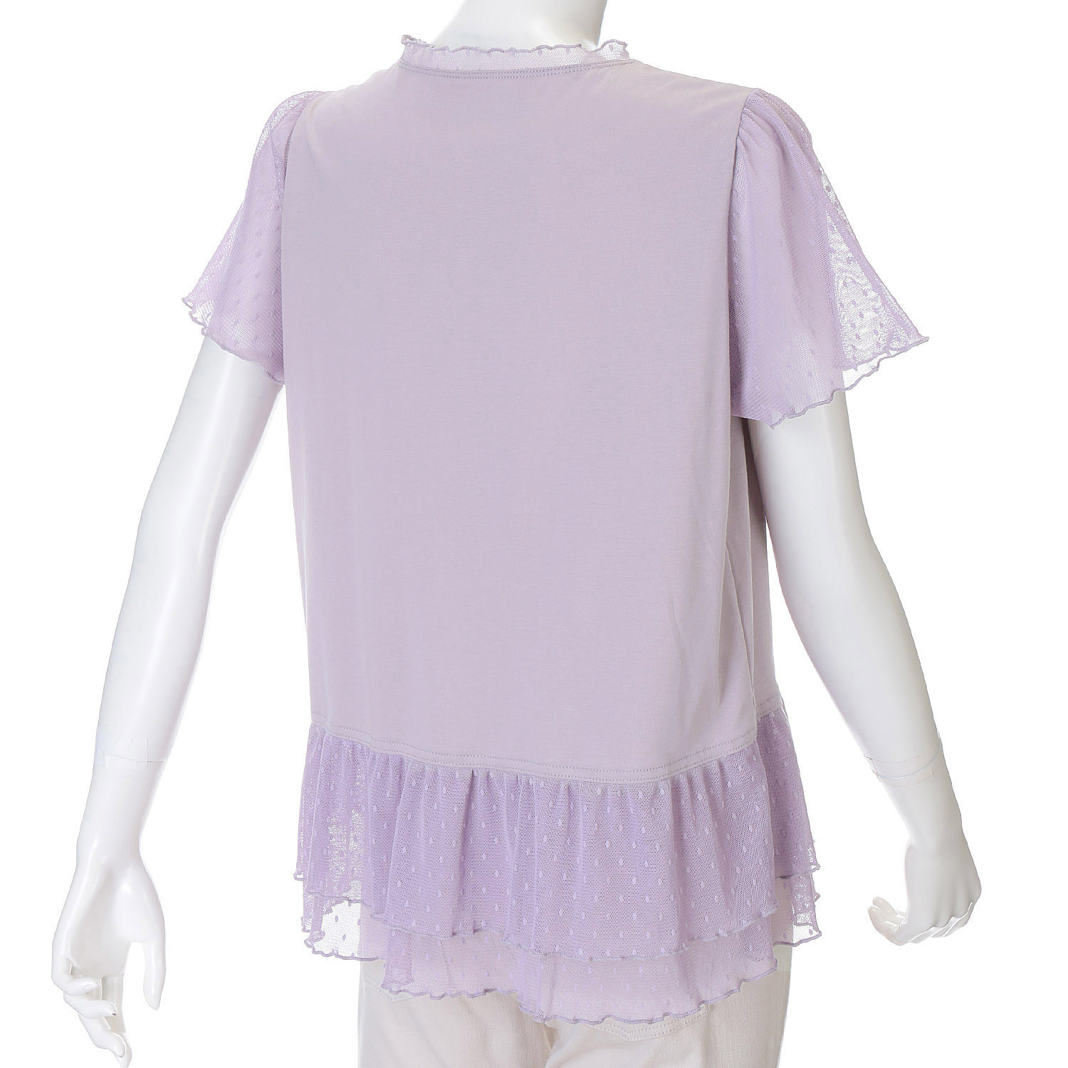 LAPIS ROUGE ドットチュール切替プルオーバーB - 画像5