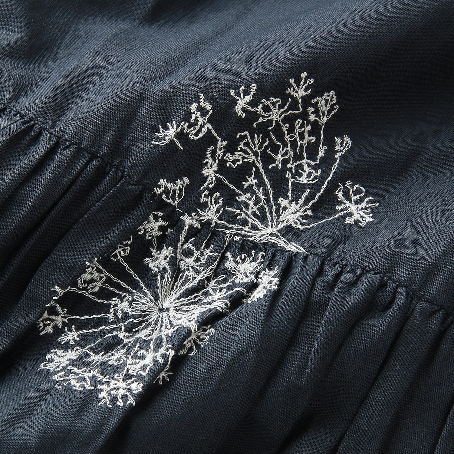 刺繍フレアースカート - 画像4