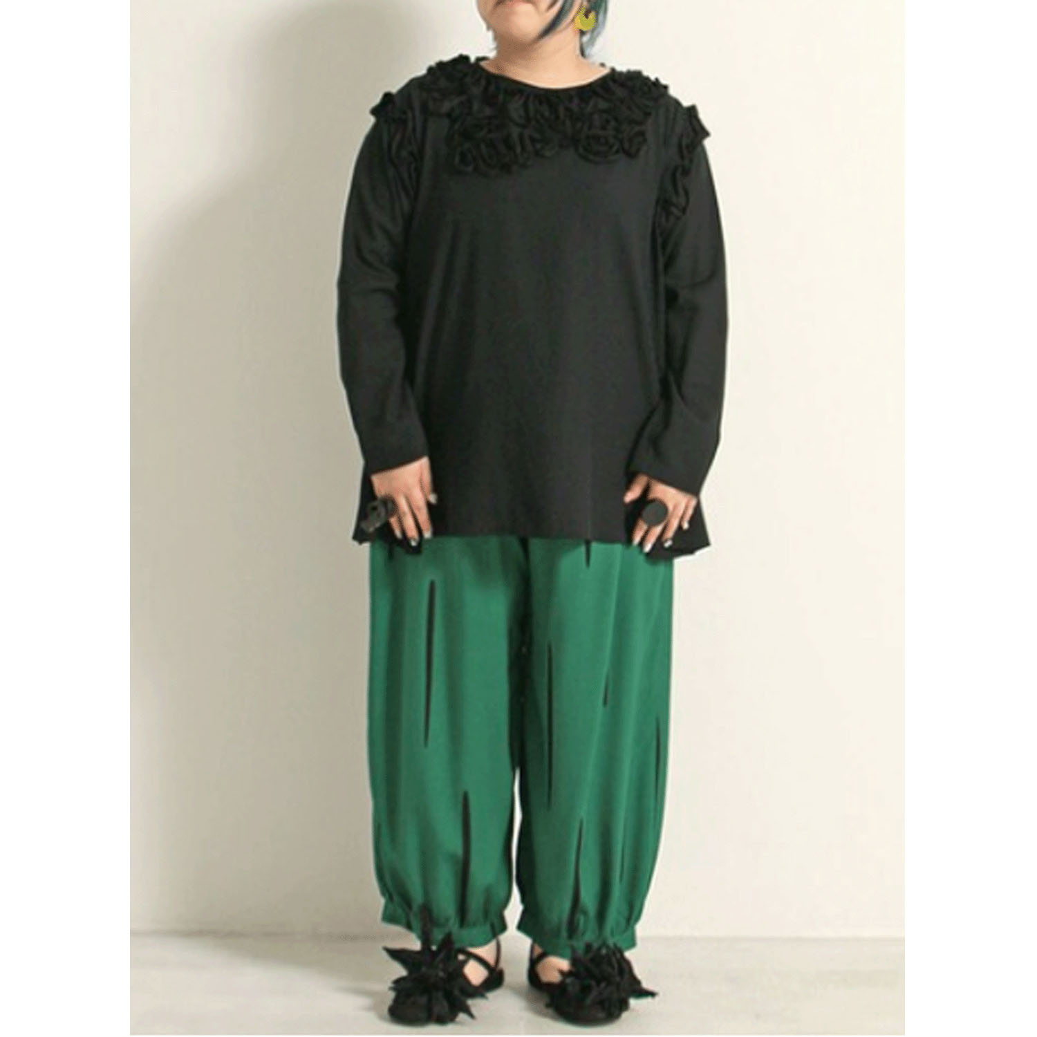 jalan jalanレーヨンブラウス - 画像3