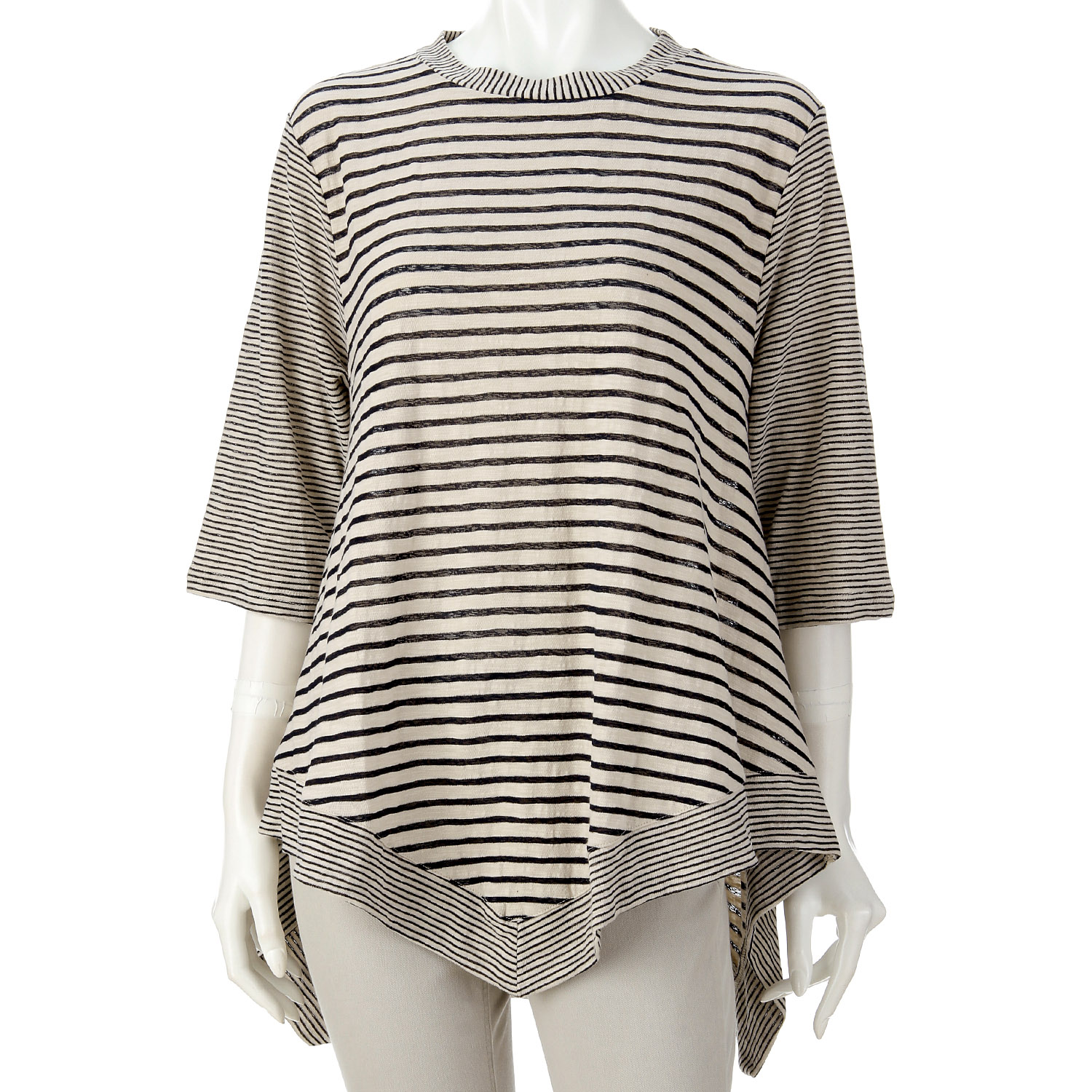 ボーダー切り替えチュニック - 画像2