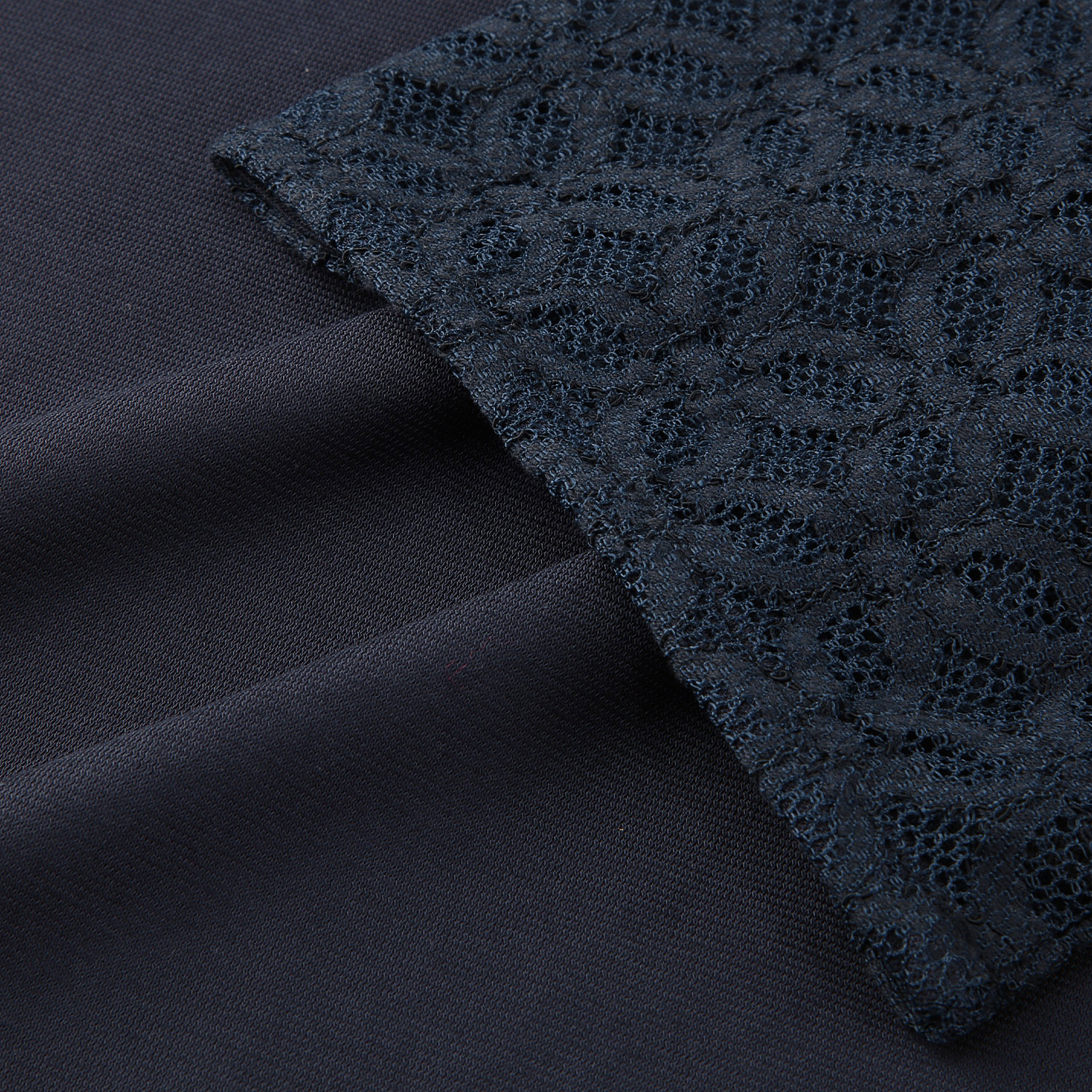 袖レース切替 チュニック 7分袖 - 画像6