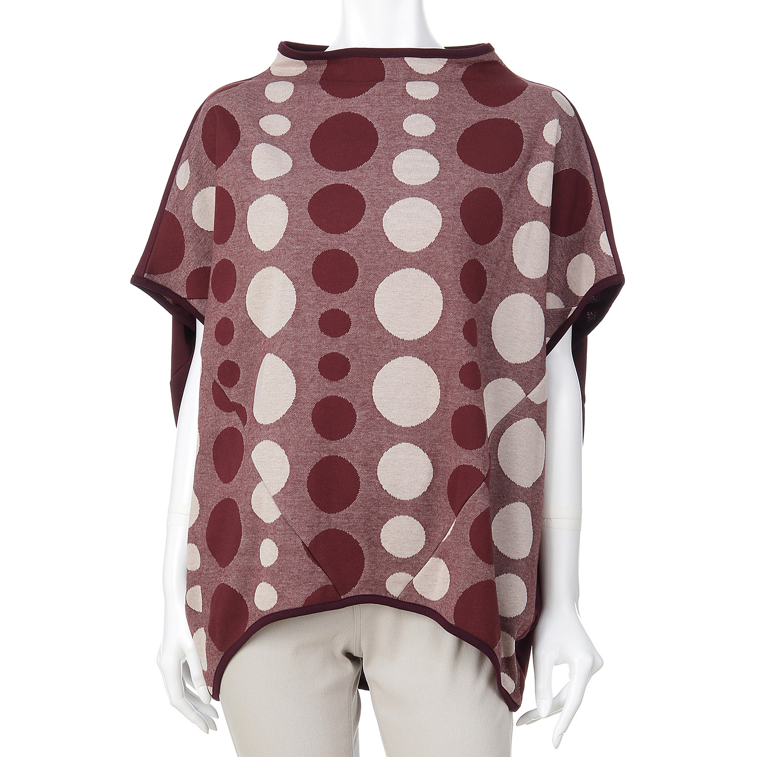 玉柄×無地チュニック