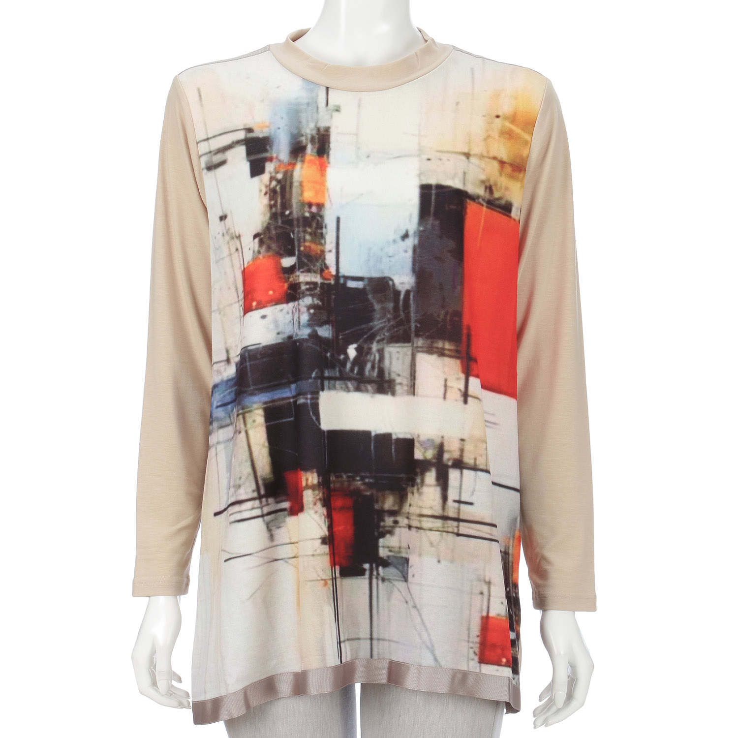 転写プリントチュニック - 画像2