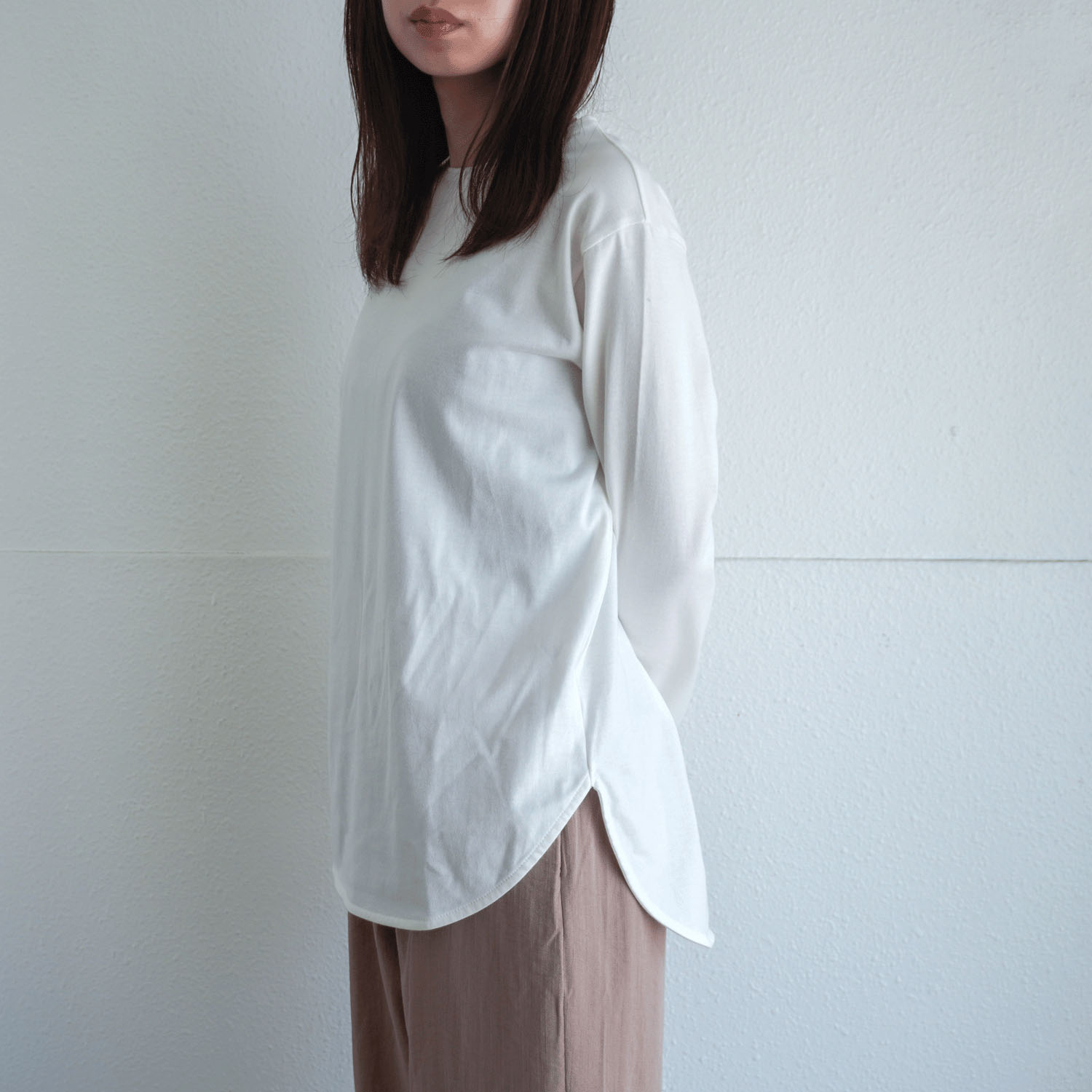 【InstaLive】futsuの 裾ラウンドカットソー - 画像6