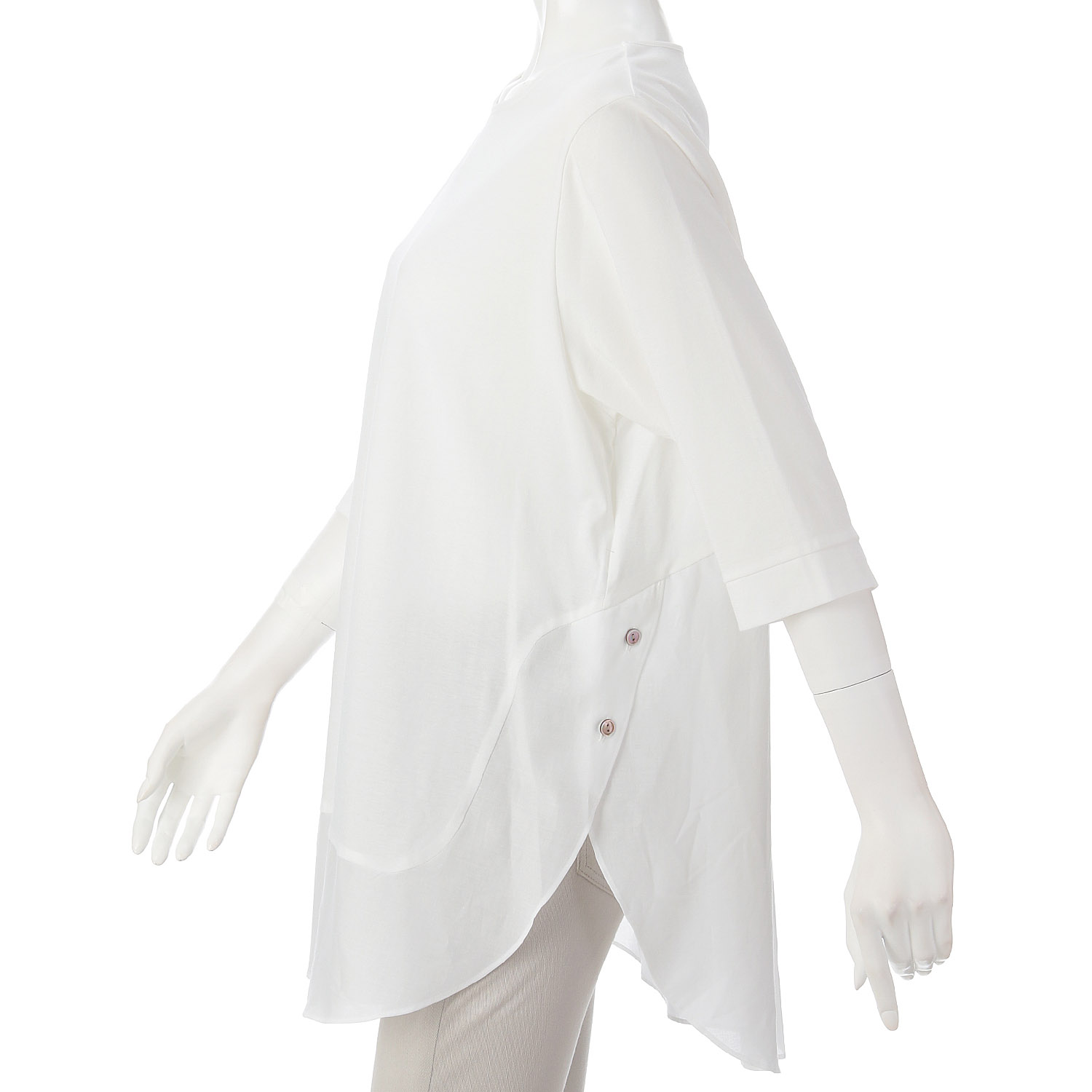 60／2ガスSZ強撚アイスプレミアムチュニック - 画像4