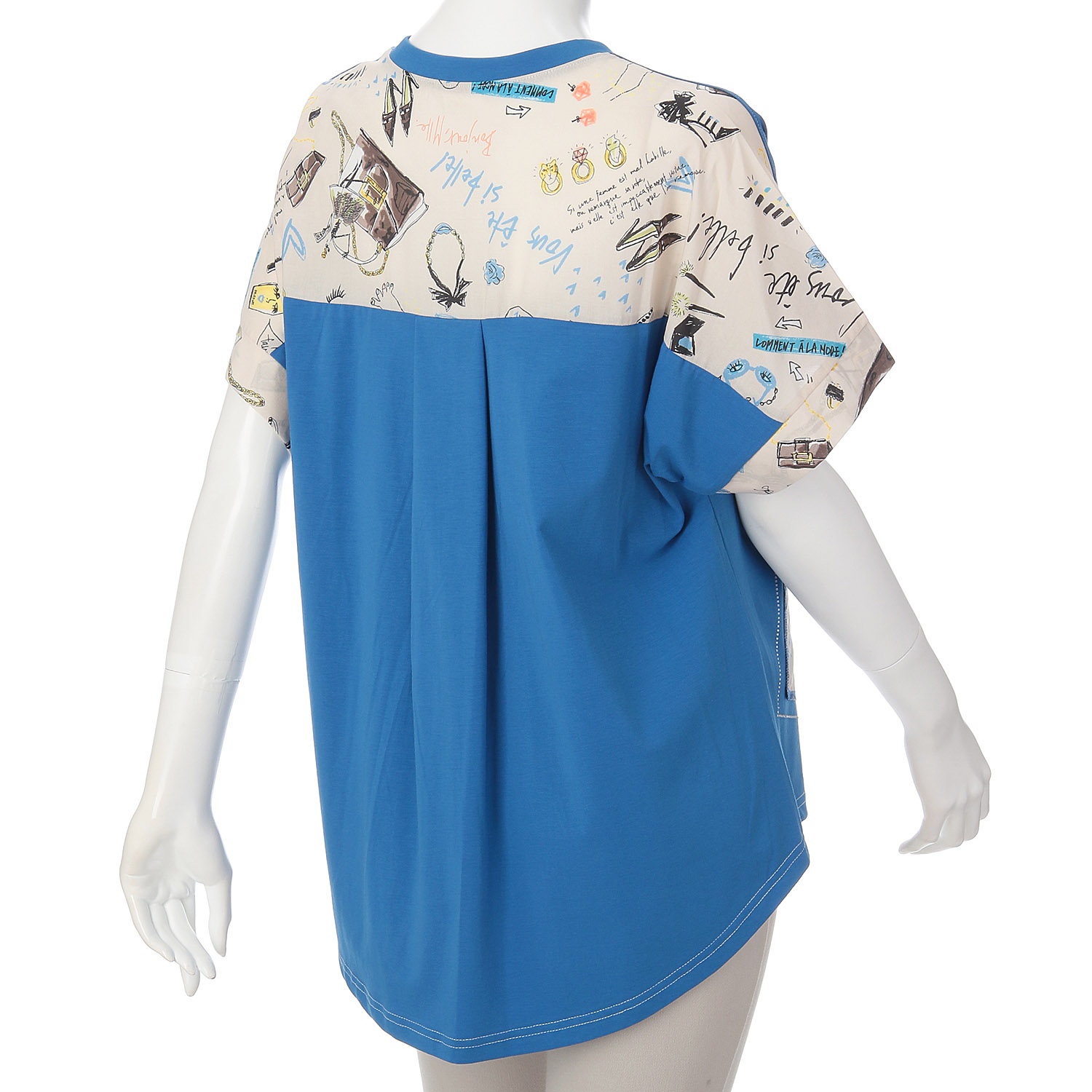 無地×プリントチュニック - 画像6