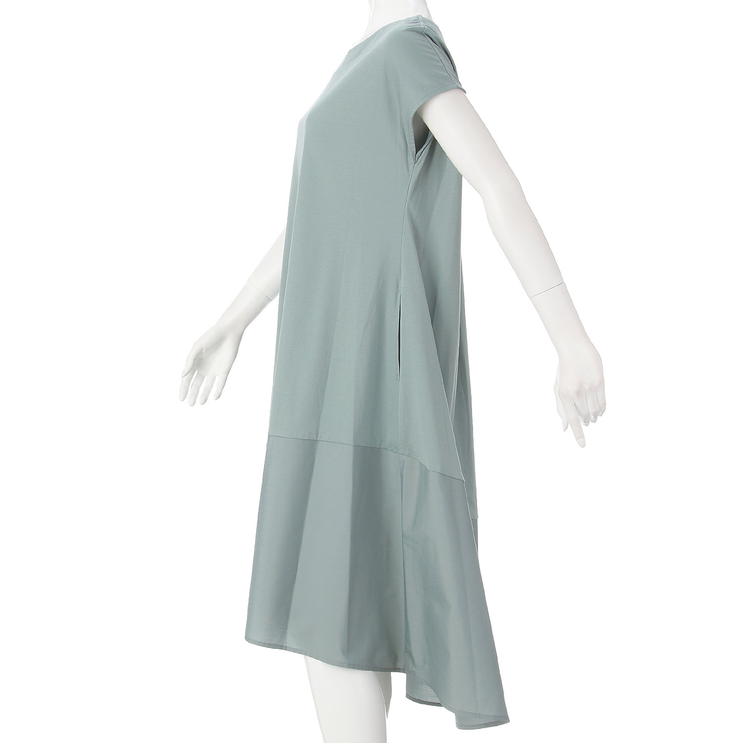 シルケットスムース×ブロードワンピース - 画像5