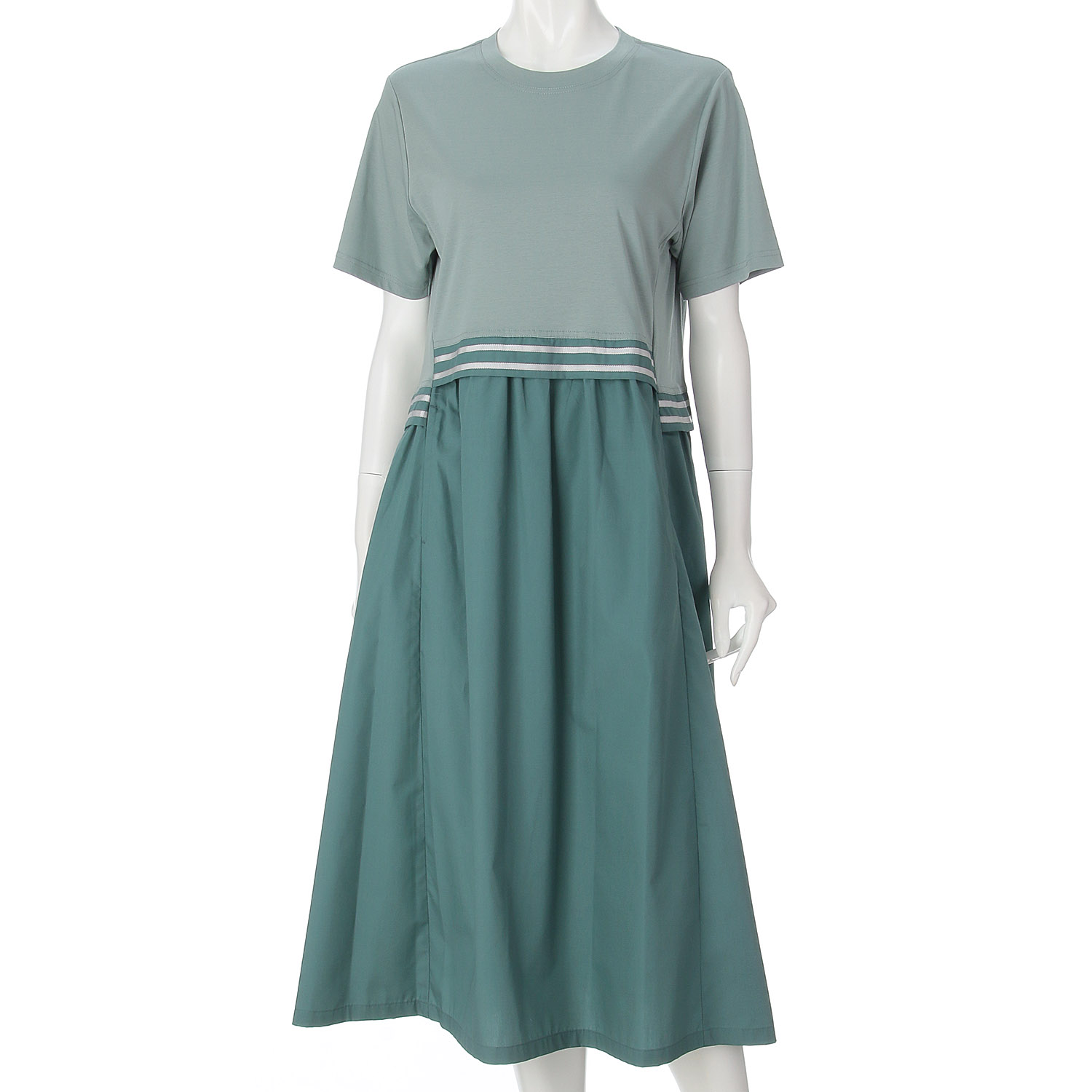 シルケットスムースワンピース - 画像1