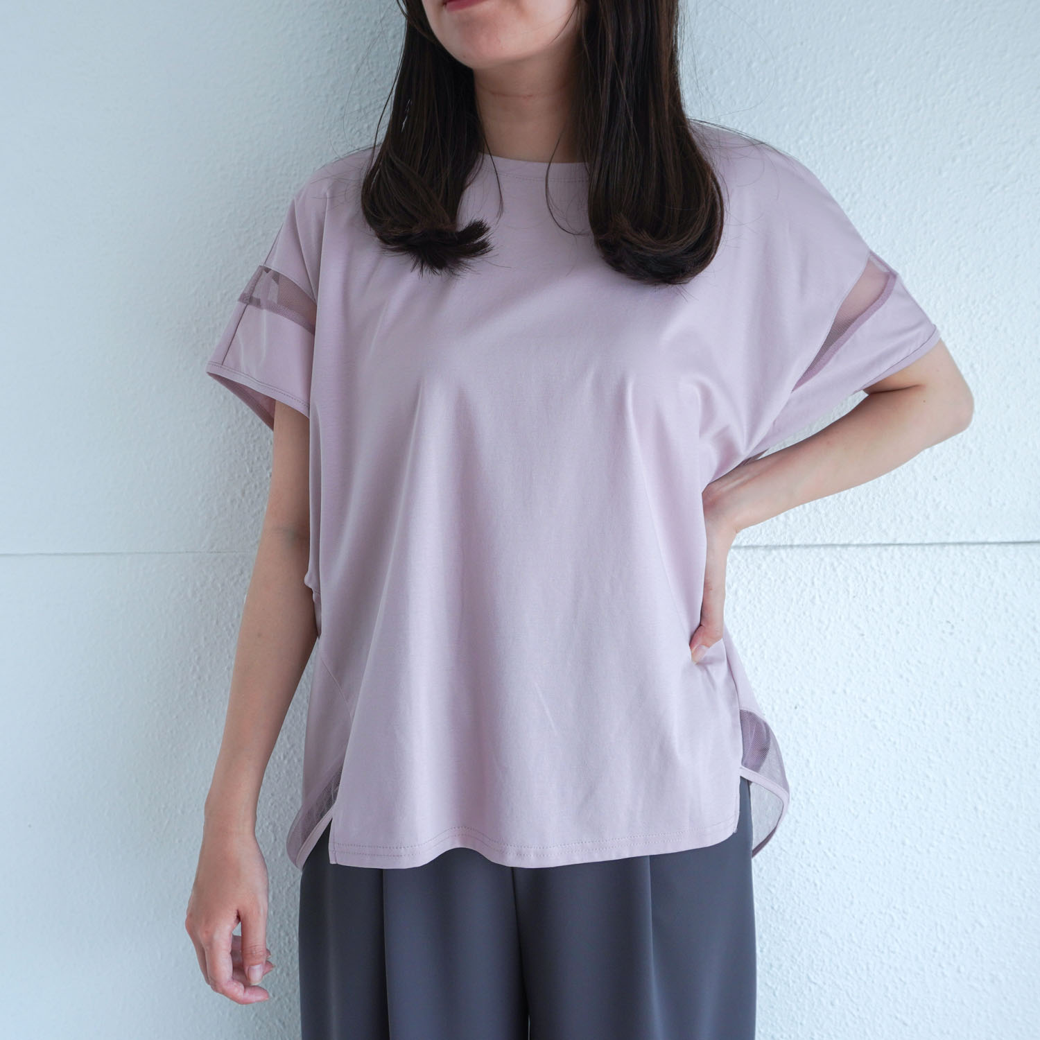 シルケットスムースロゴチュニック