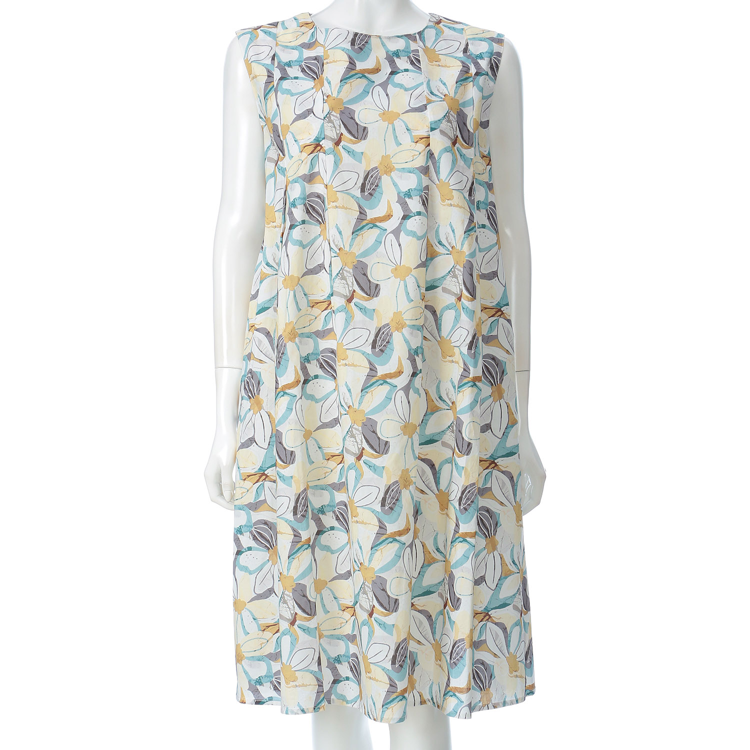 プリント花柄ワンピース - 画像5