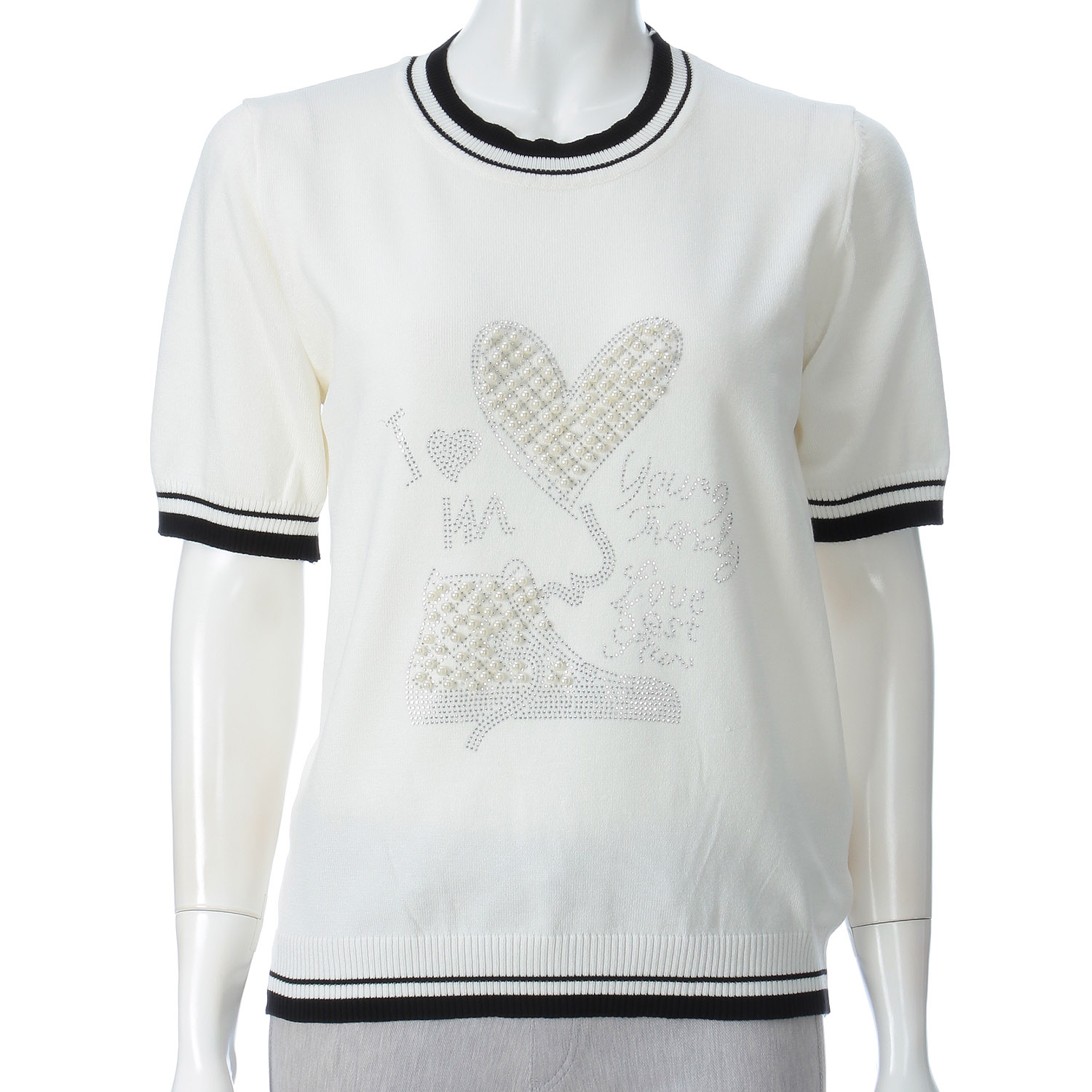 ハート柄ニット