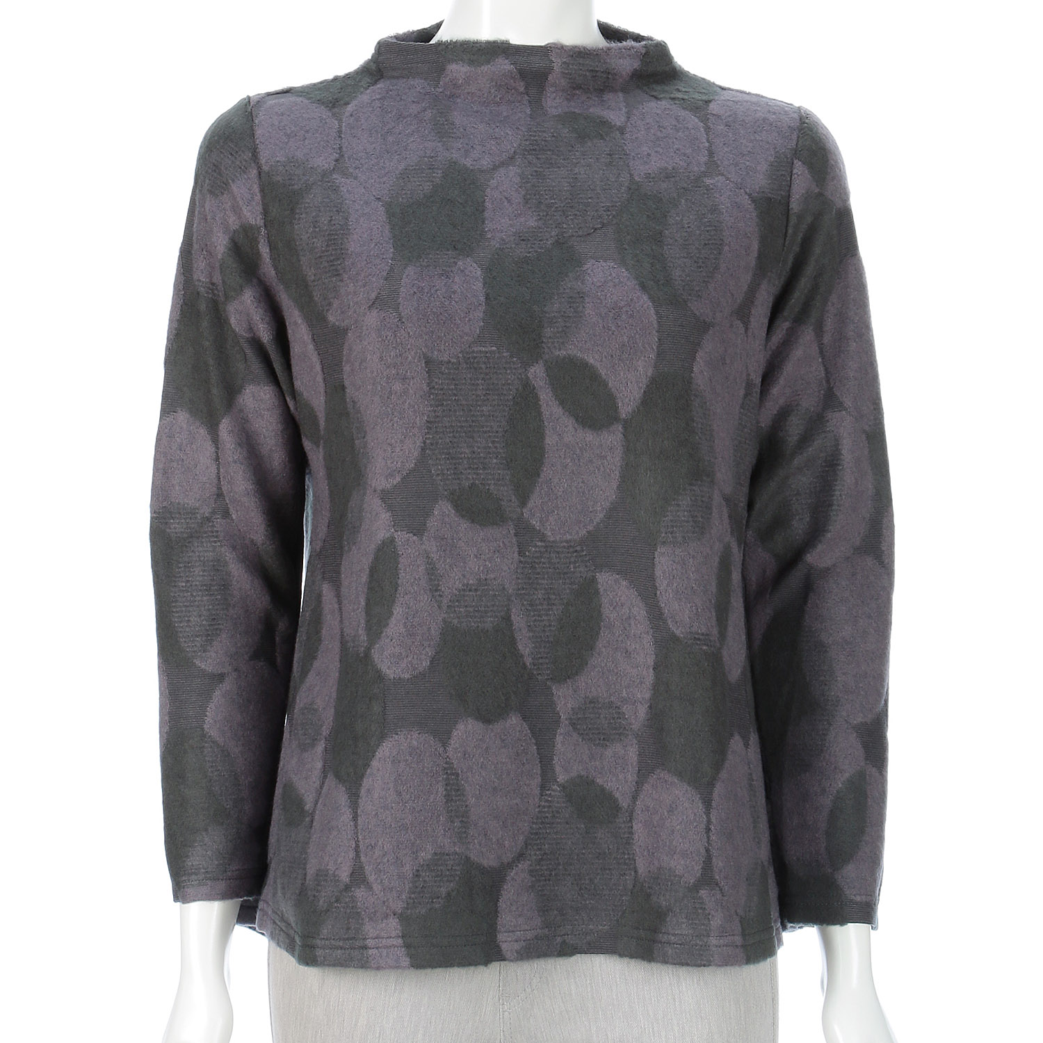 パイルジャカード水玉柄カットソー - 画像8