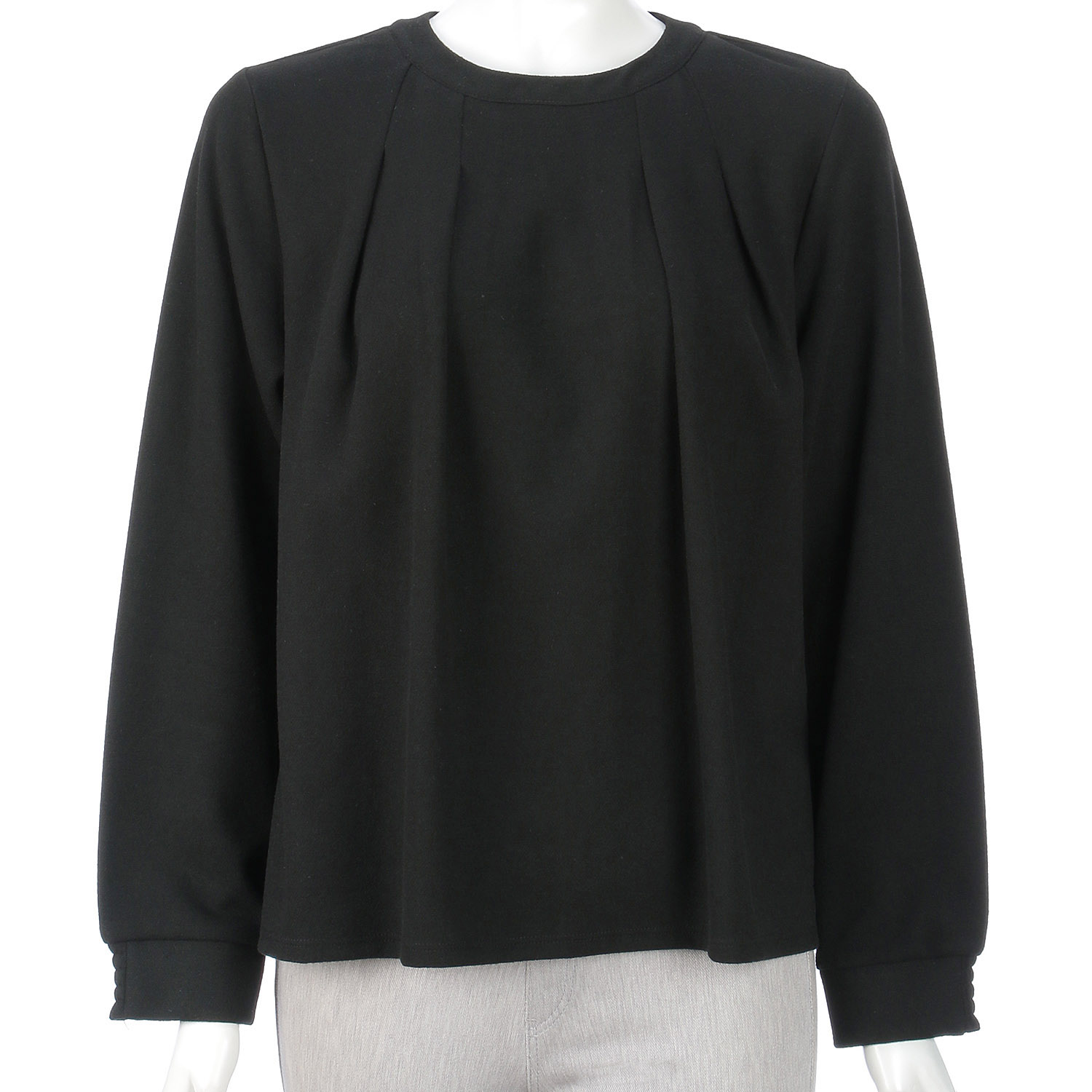 タックドレープ ジッププルオーバー - 画像3