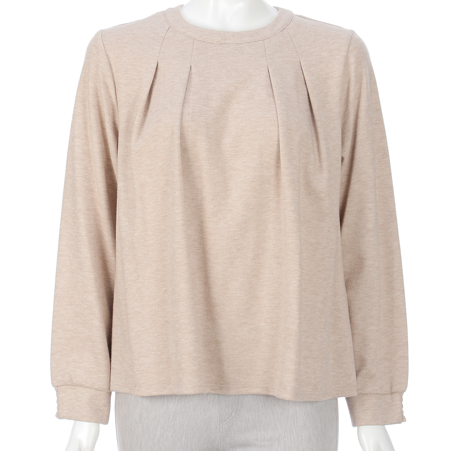 タックドレープ ジッププルオーバー - 画像4