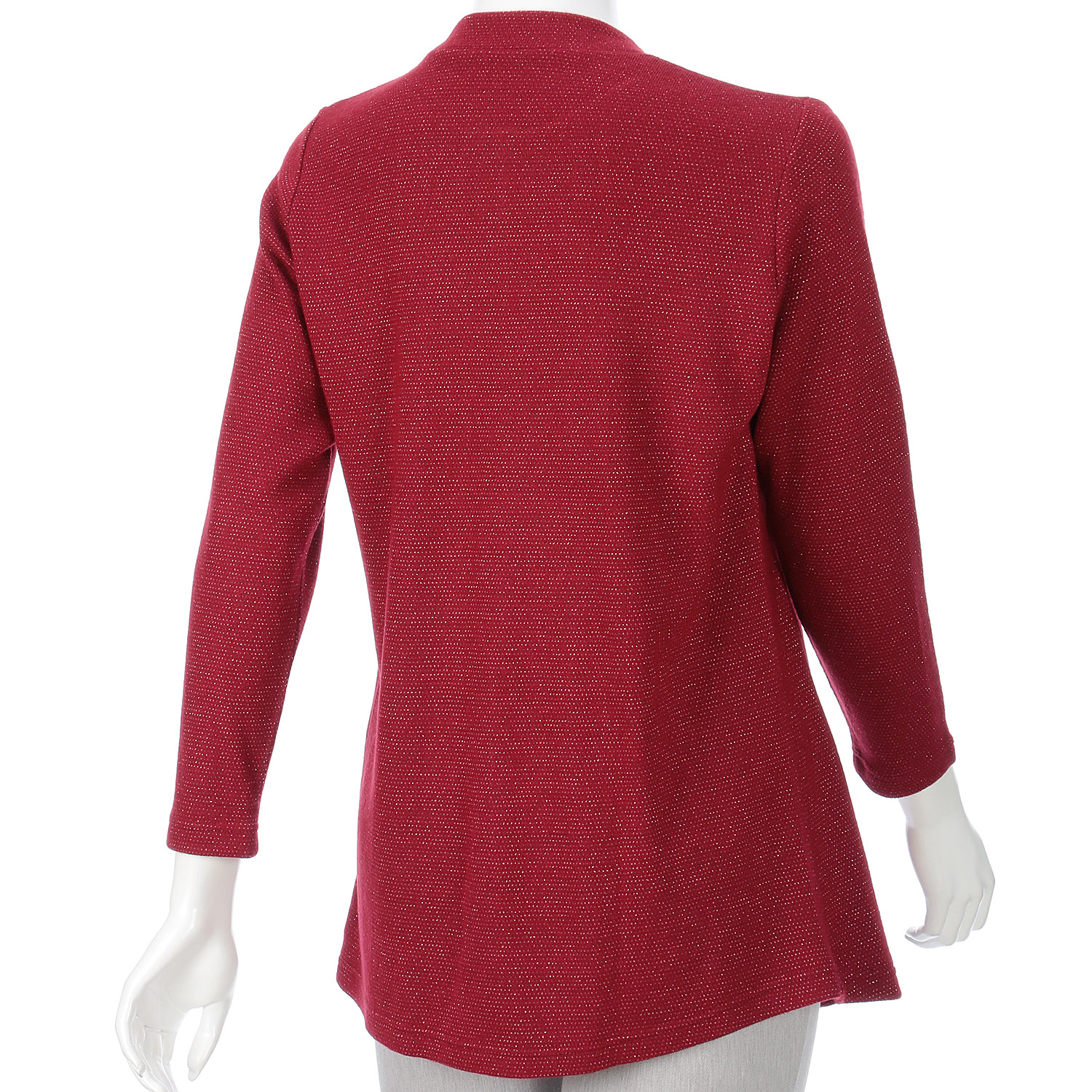 ラメ入り6枚ハギAラインチュニック - 画像4