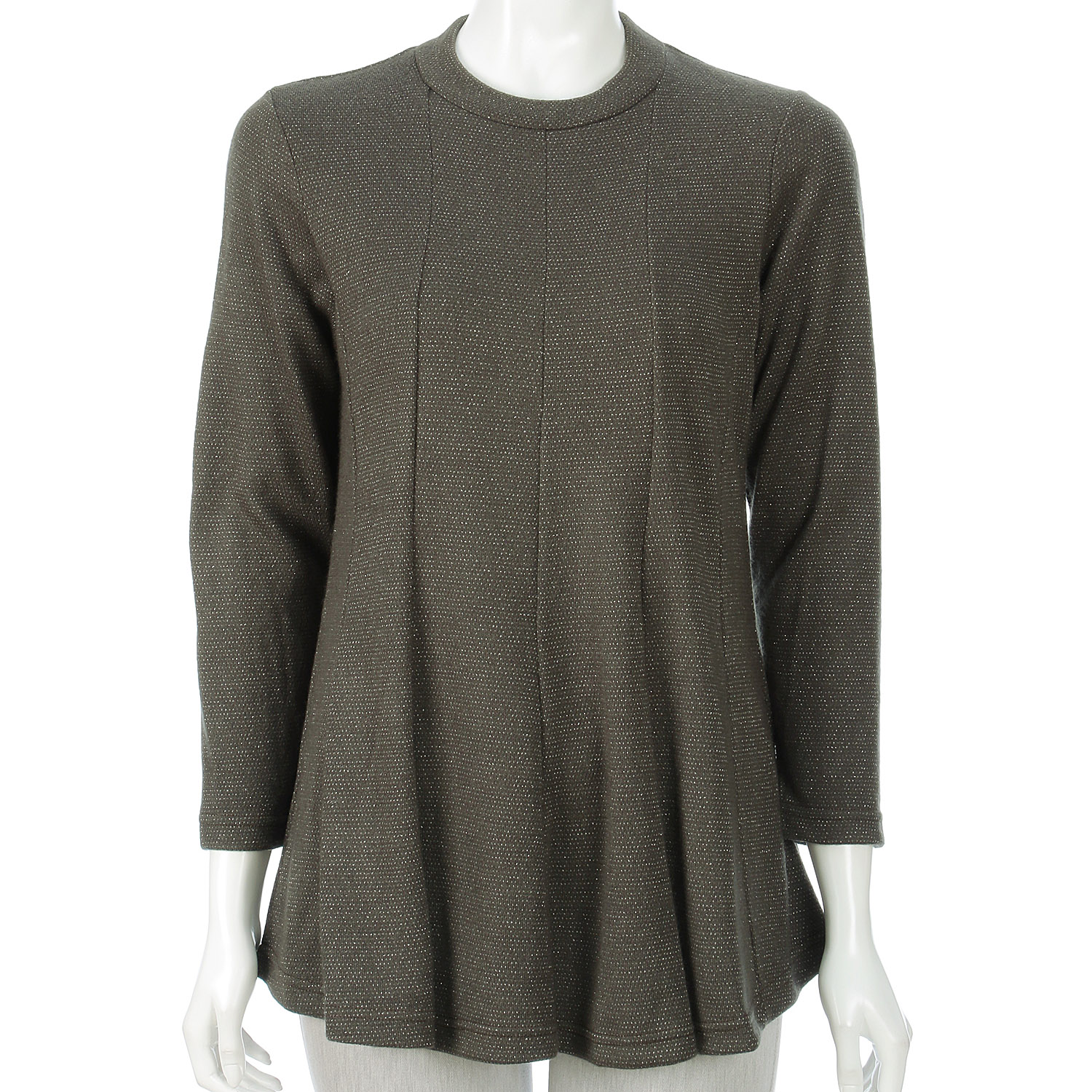 ラメ入り6枚ハギAラインチュニック - 画像6