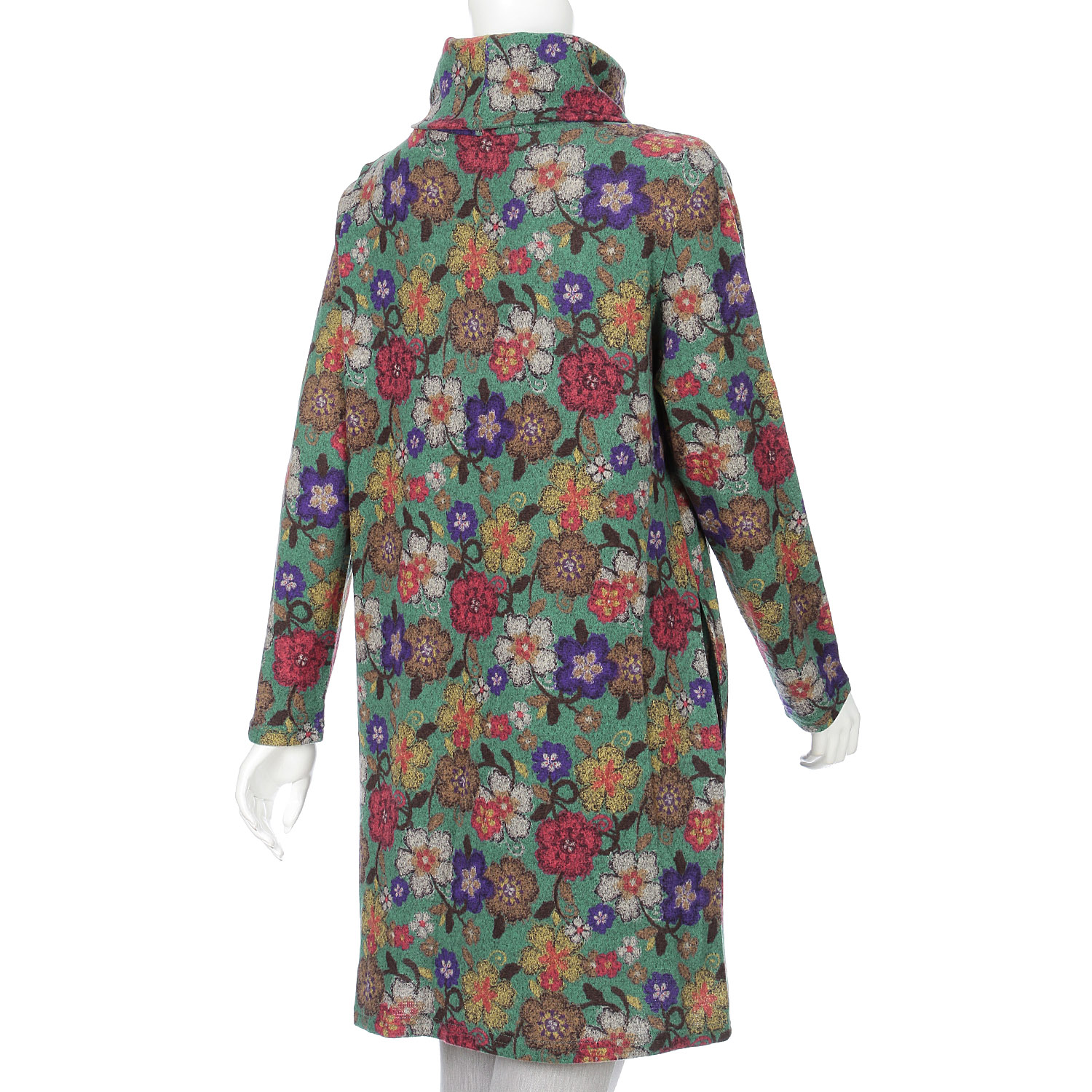 花柄起毛チュニック - 画像4