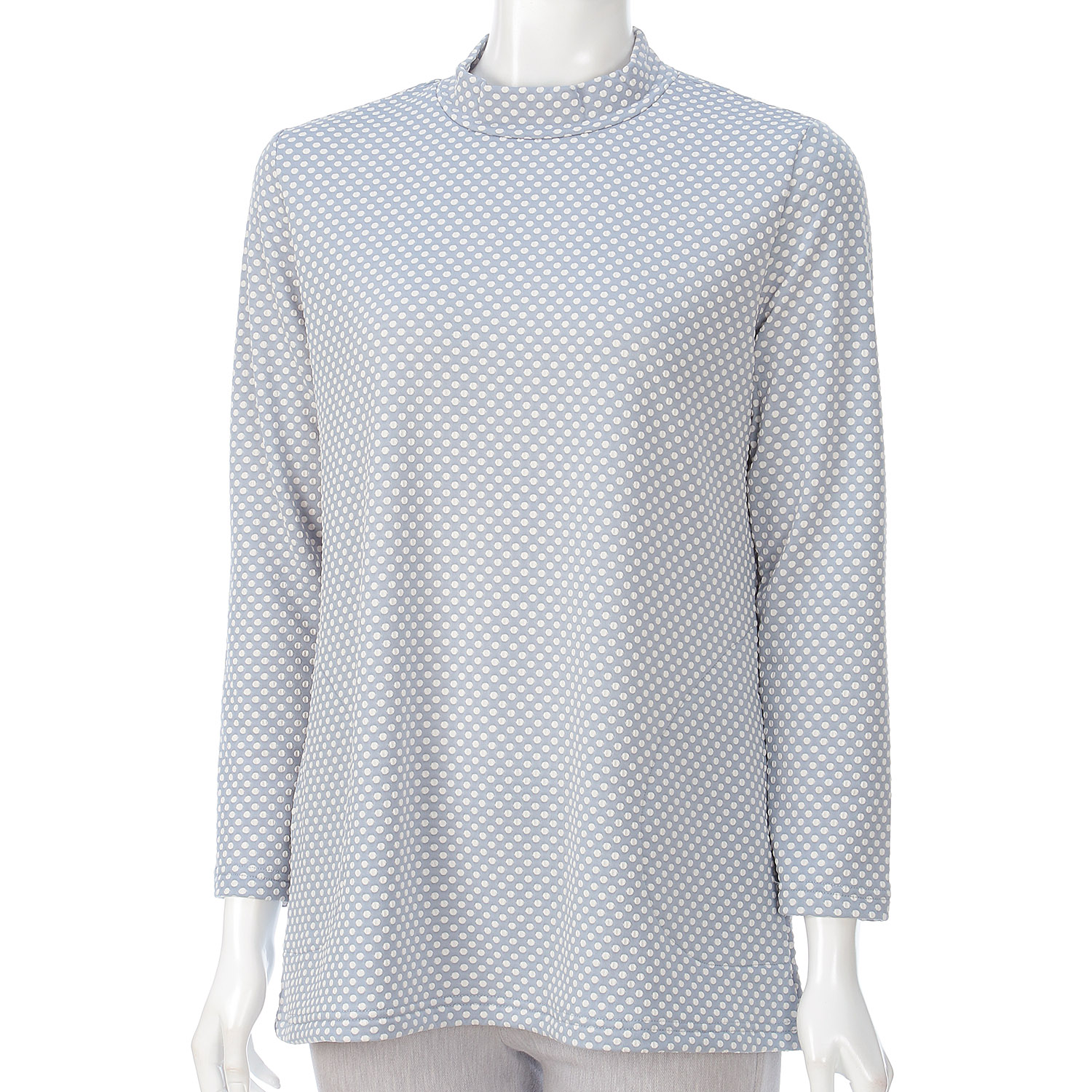 ドットジャカード脇ポケット付きチュニック