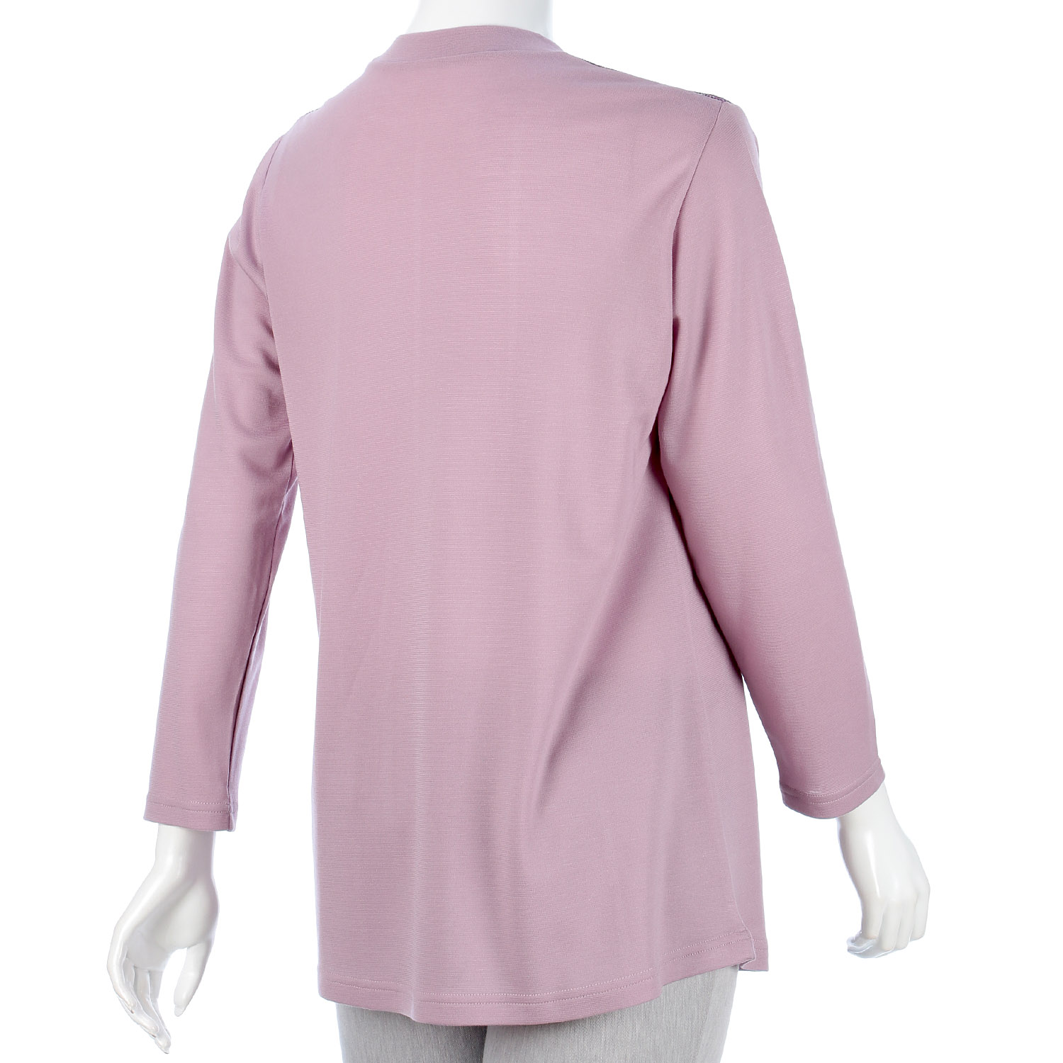 前身小花柄プリントAラインチュニック - 画像6