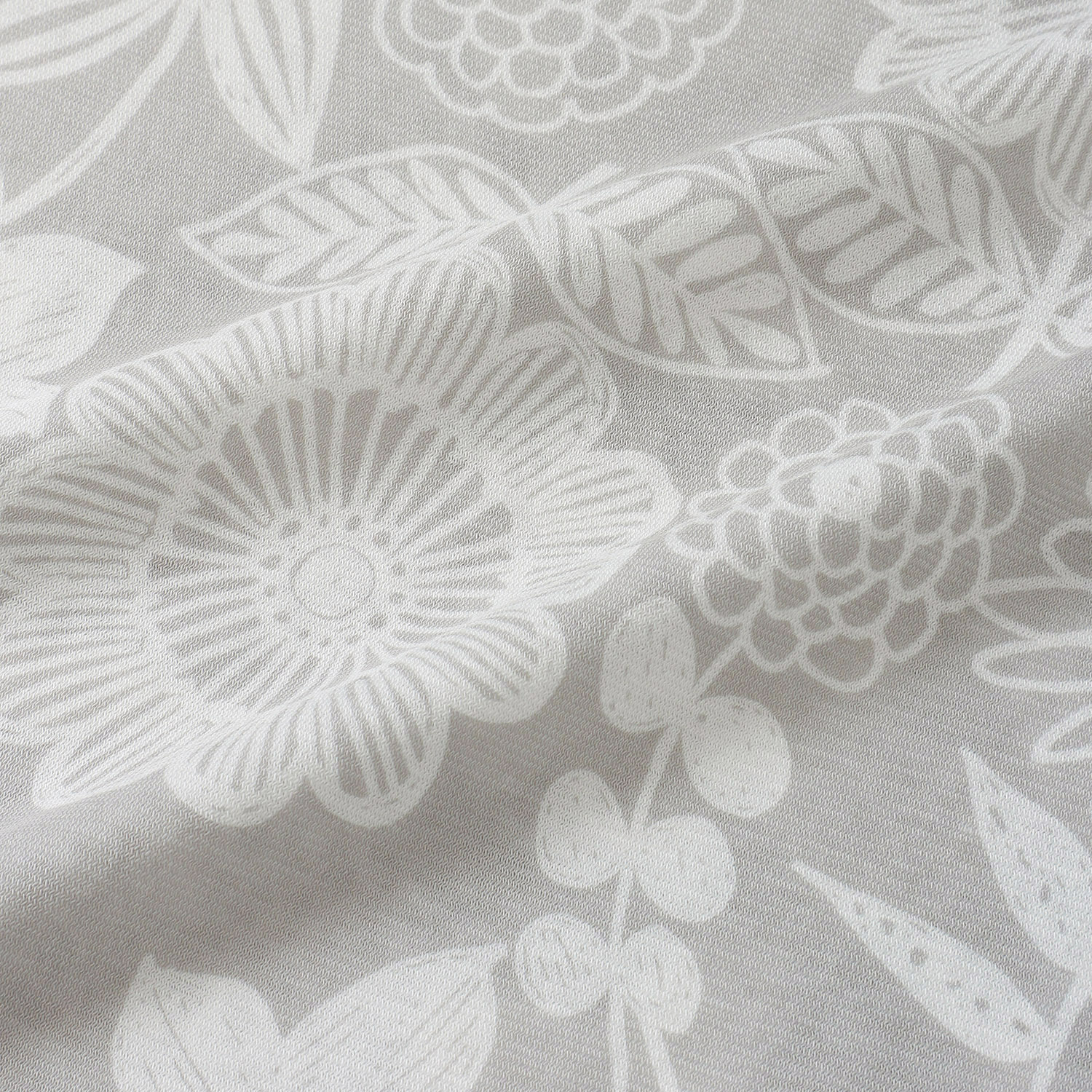 サイロ強撚単色花柄チュニック6分袖 - 画像5