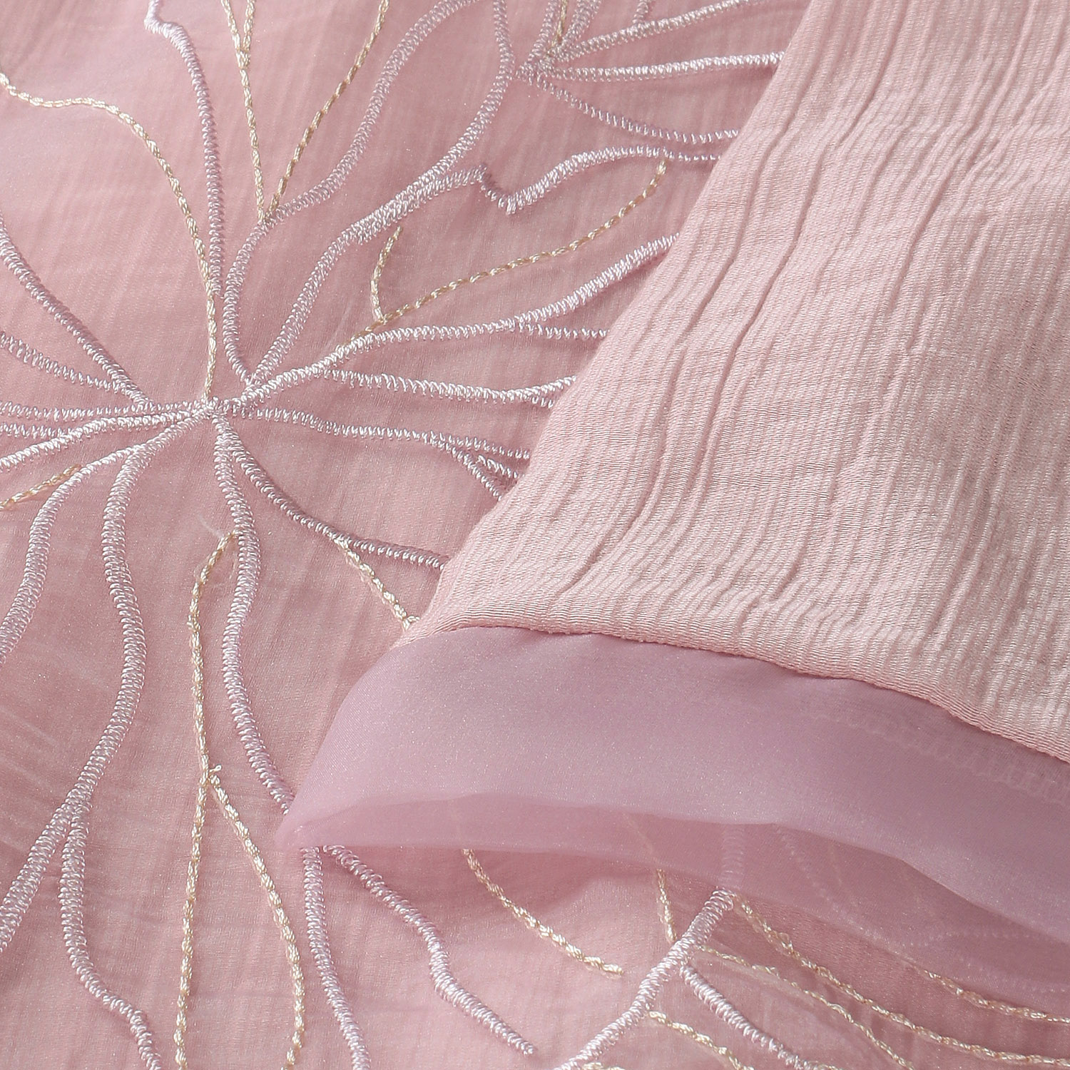 花柄刺繍シフォンチュニック - 画像7