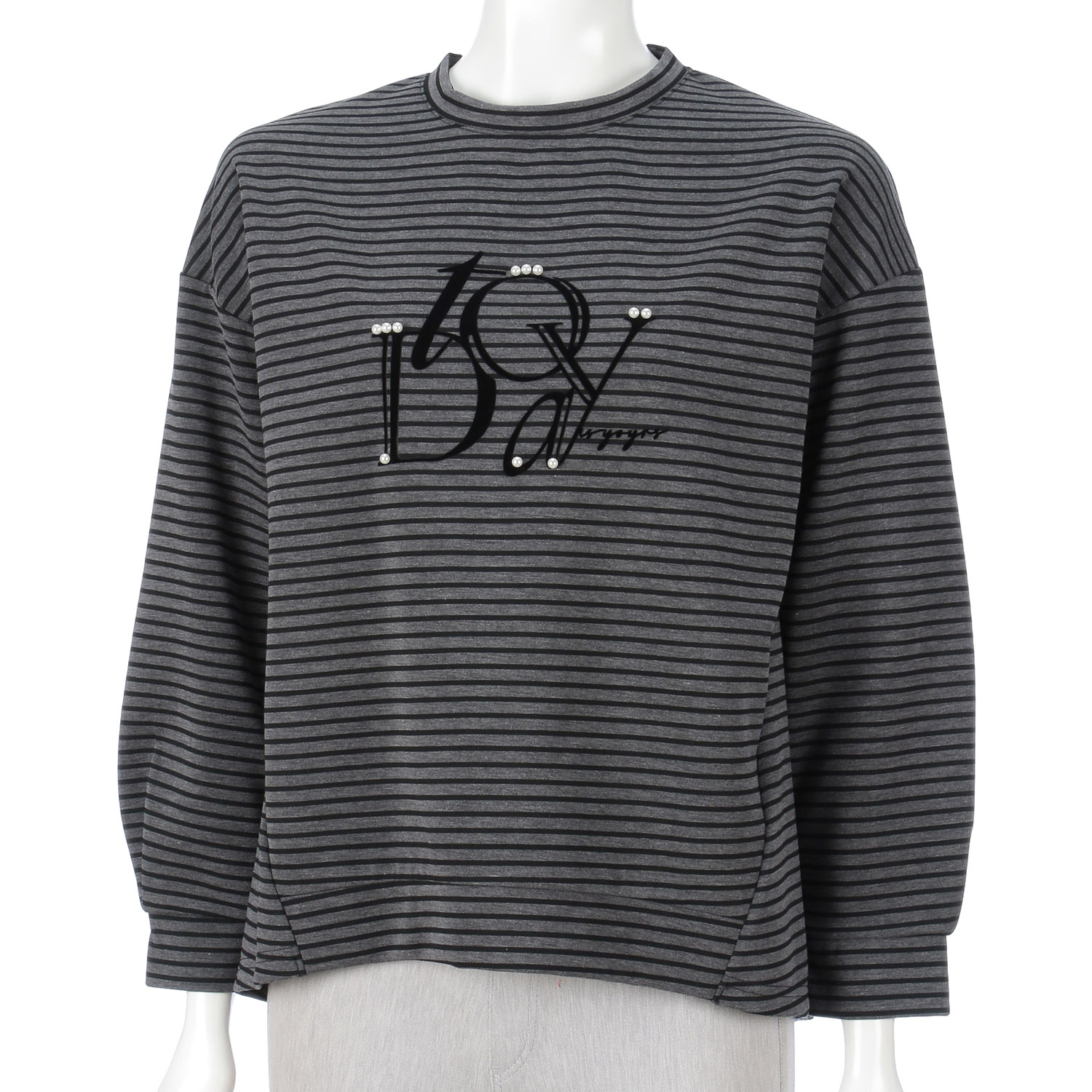 ロゴ入りボーダーチュニック - 画像2