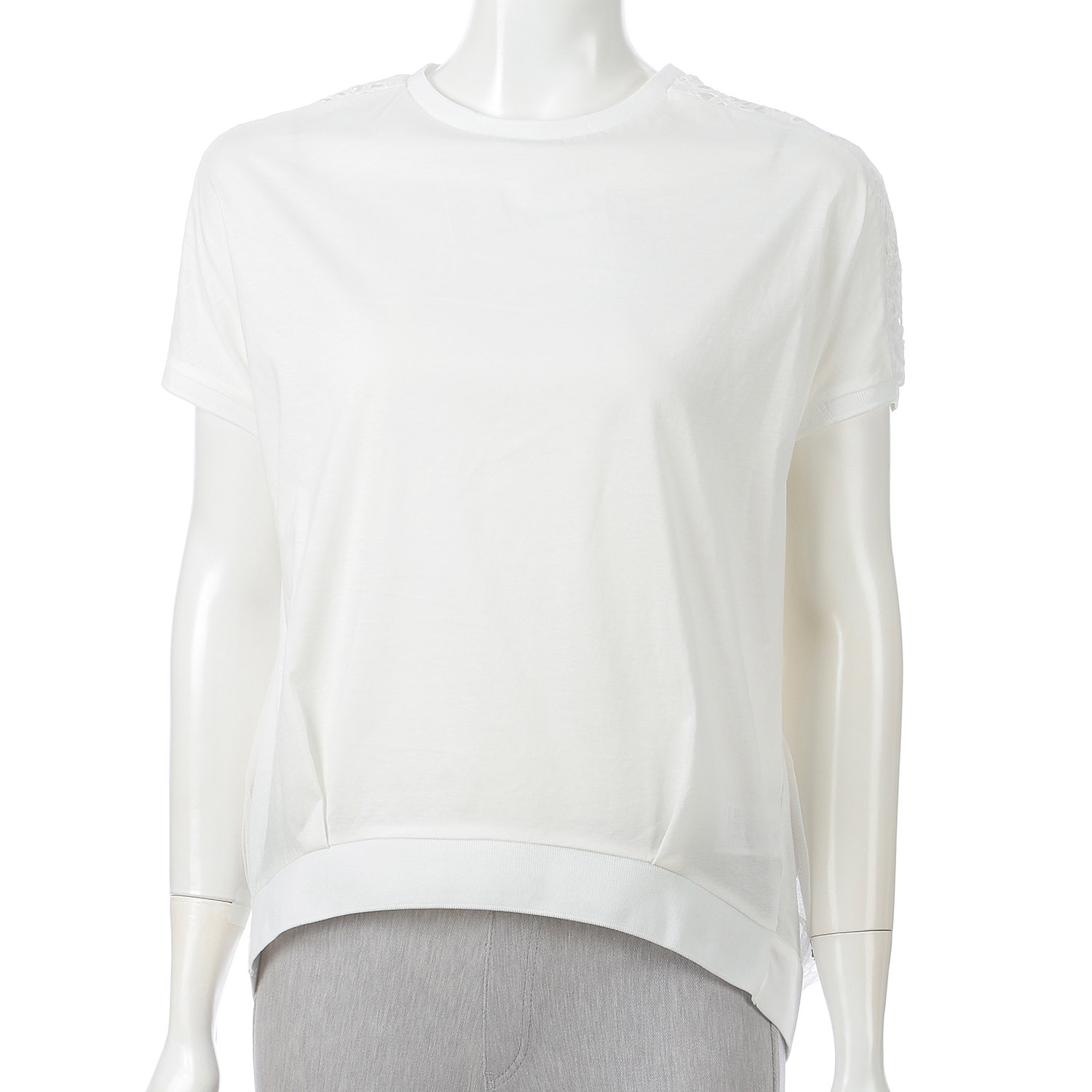 肩レース使いバックポイント