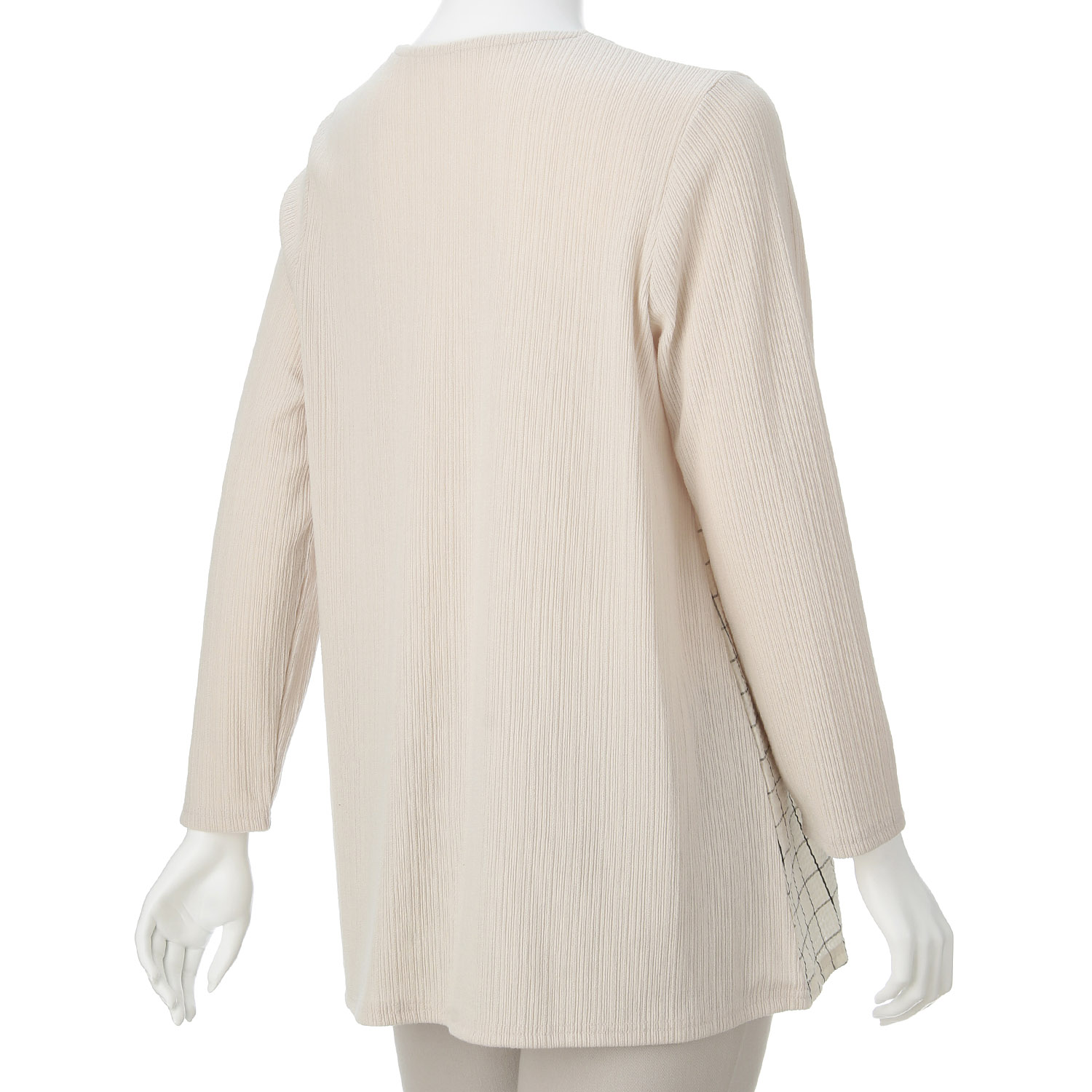 切替ボタン付きチュニック - 画像5