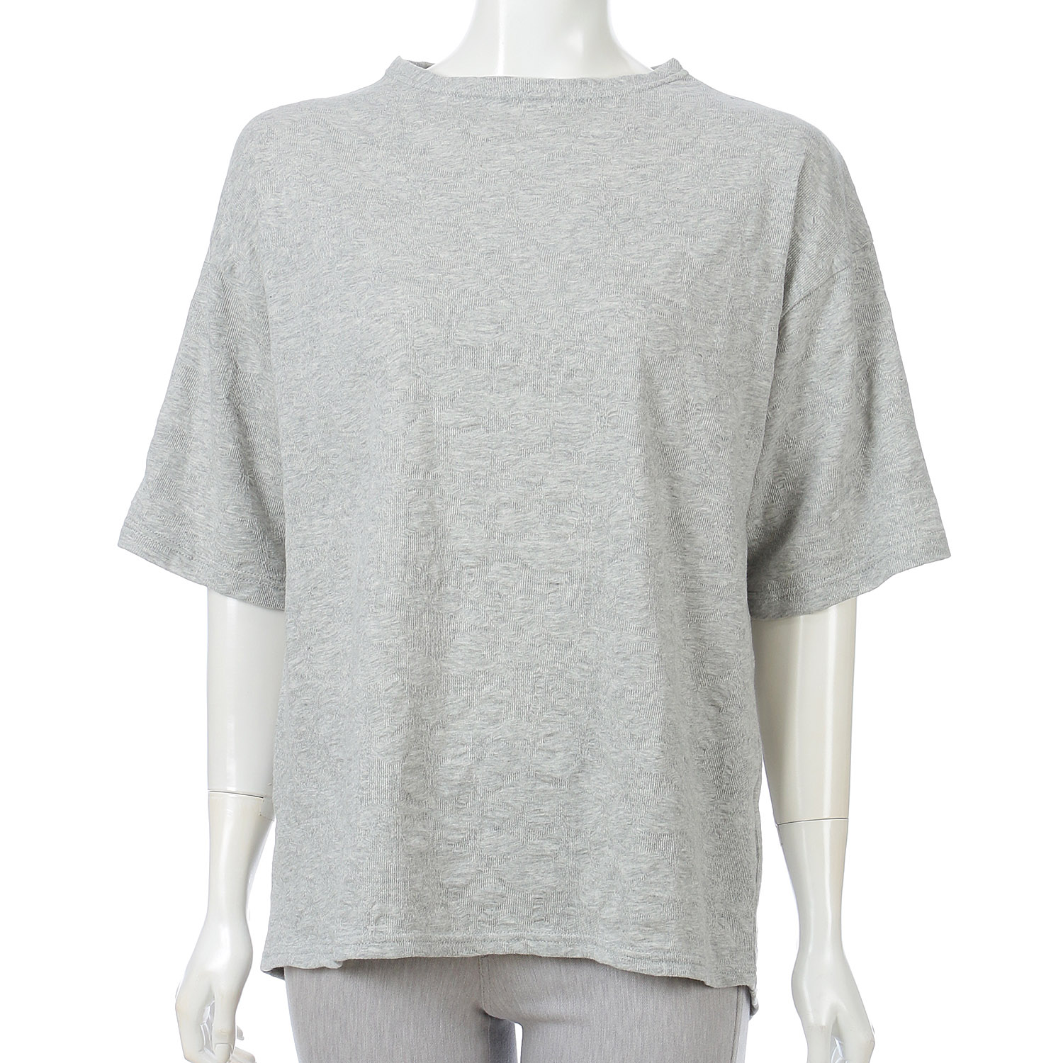 綿ジャガードプルオーバー - 画像1