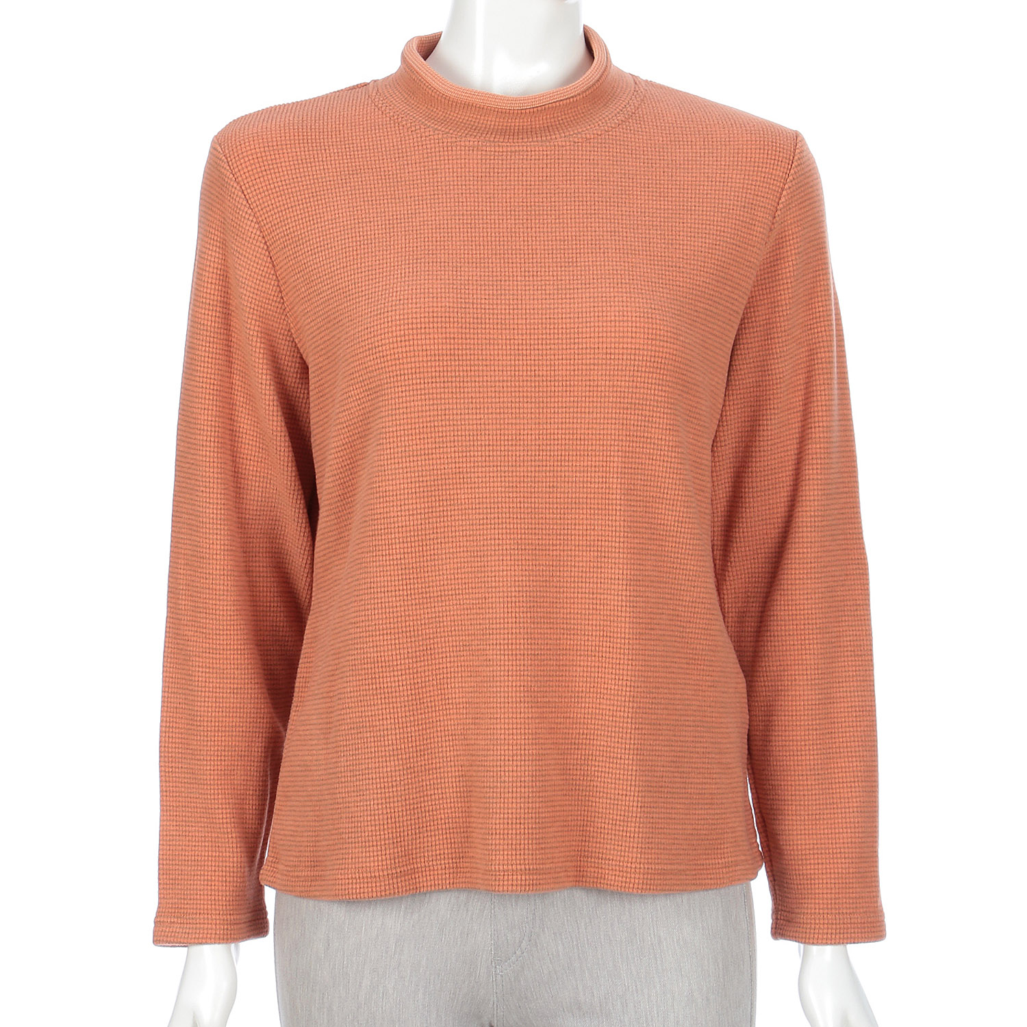 【Insta Live】ボーダー配色ハイネックプルオーバー - 画像17