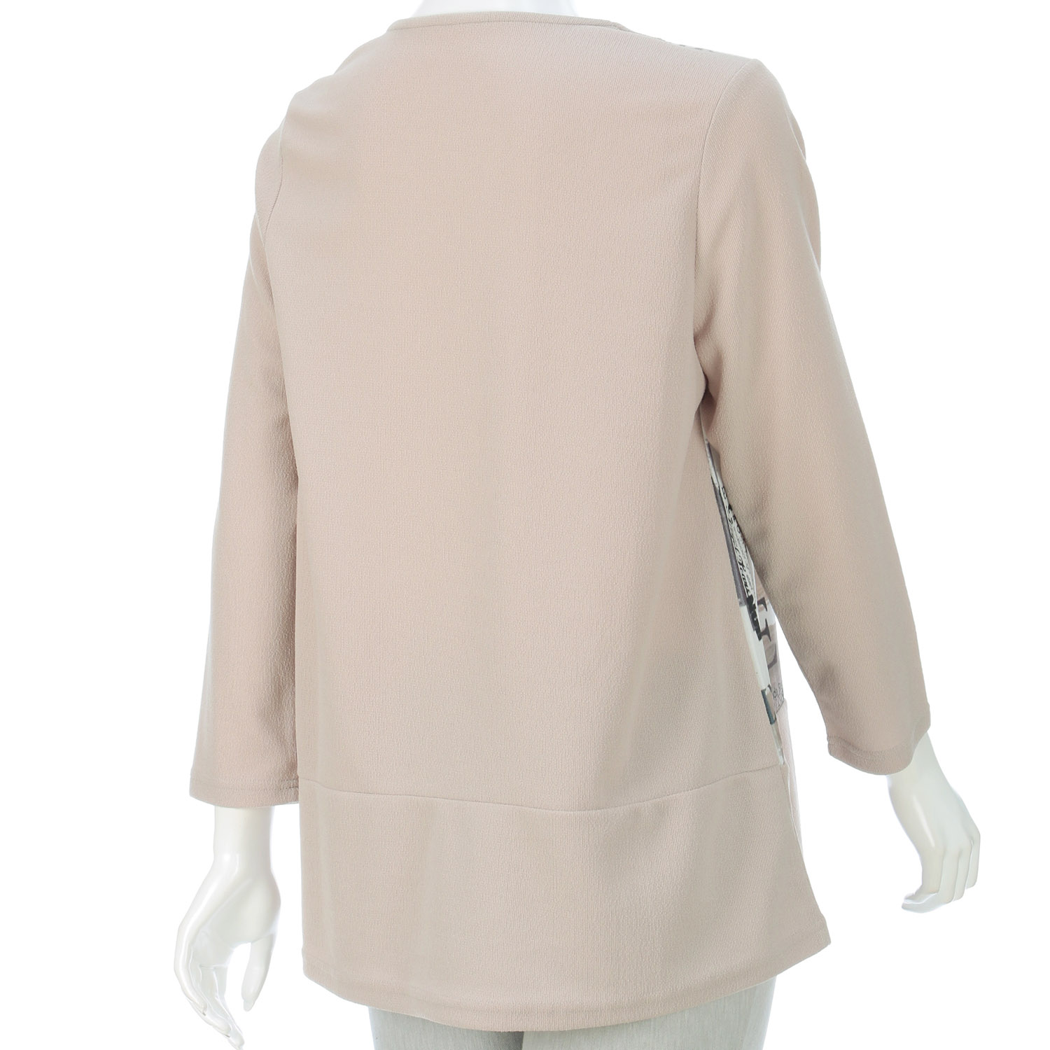 ファスナー付きプリントチュニック - 画像2