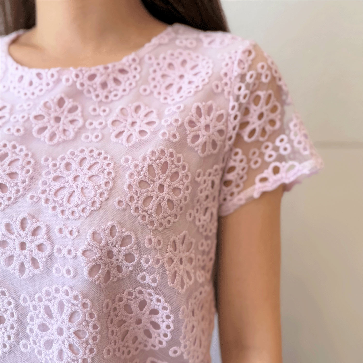 刺繍レースカットソー - 画像13