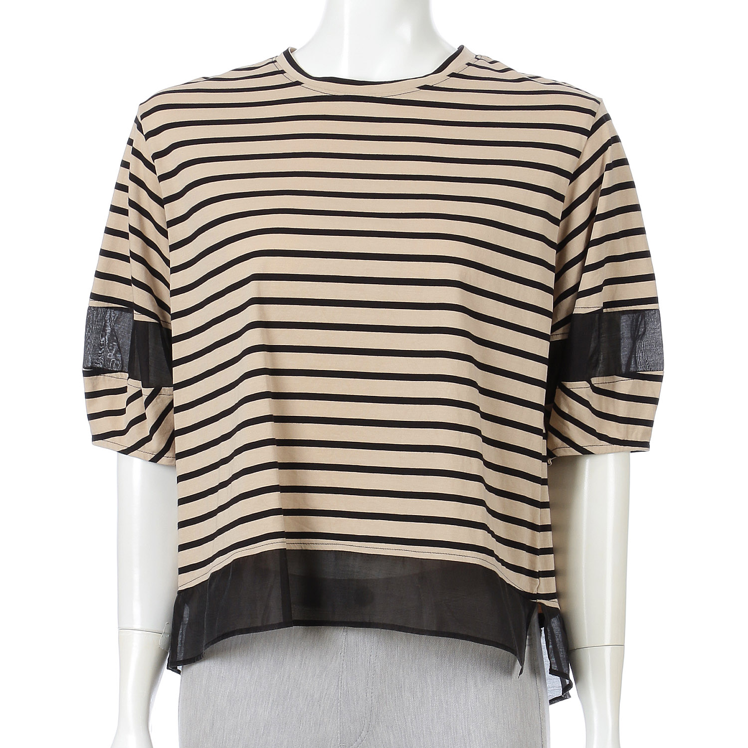 シルケット天竺ボーダーチュニック - 画像8