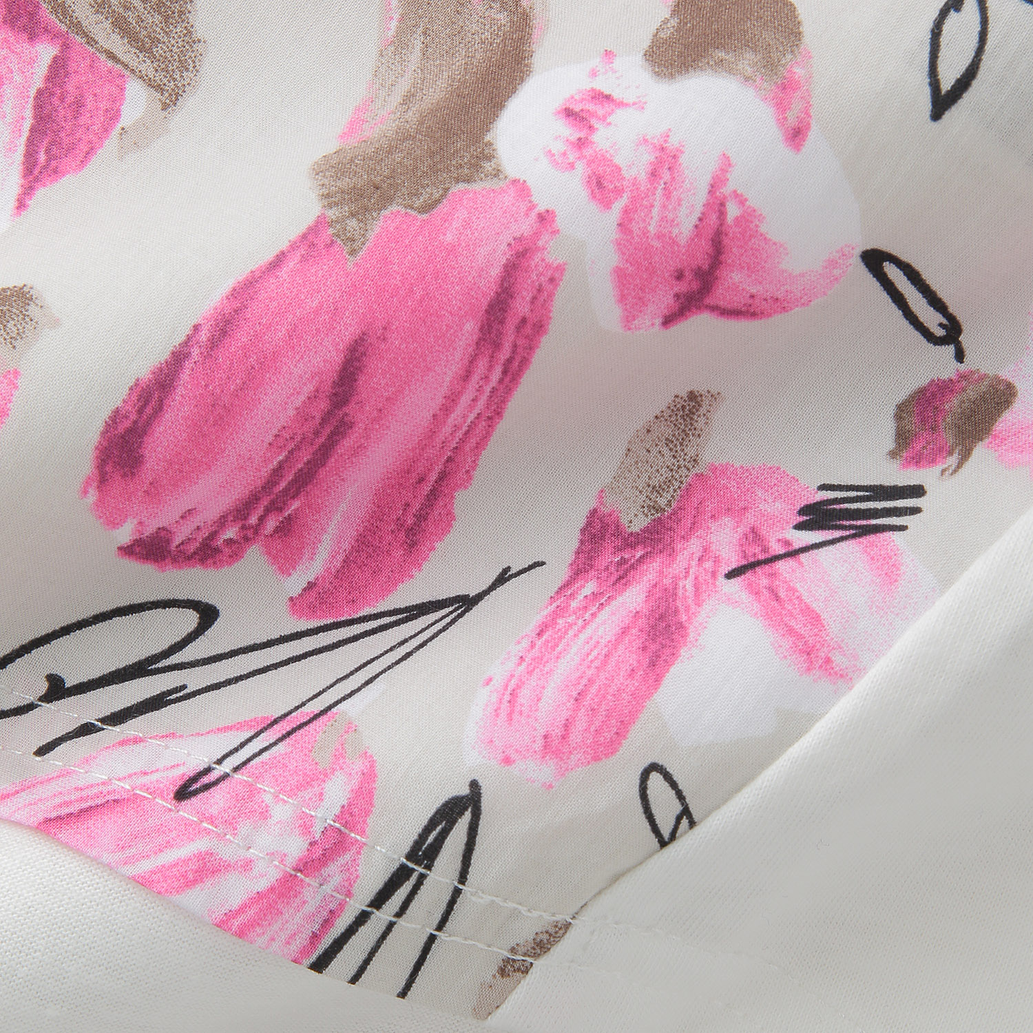 プリント×無地チュニック - 画像3