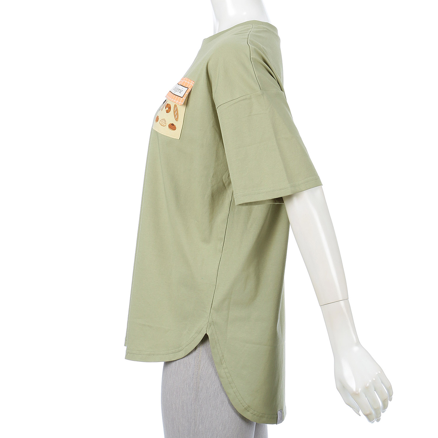 Myauris ネコ刺繍半袖Tシャツ - 画像5