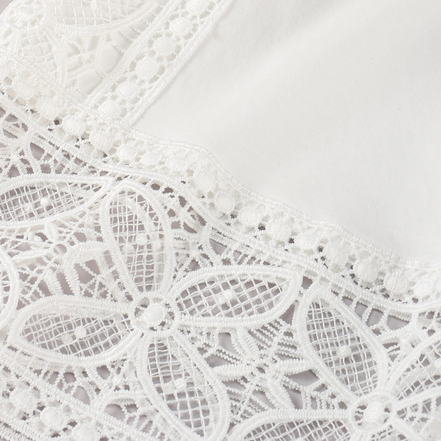 袖レースシルケットスムースチュニック - 画像12