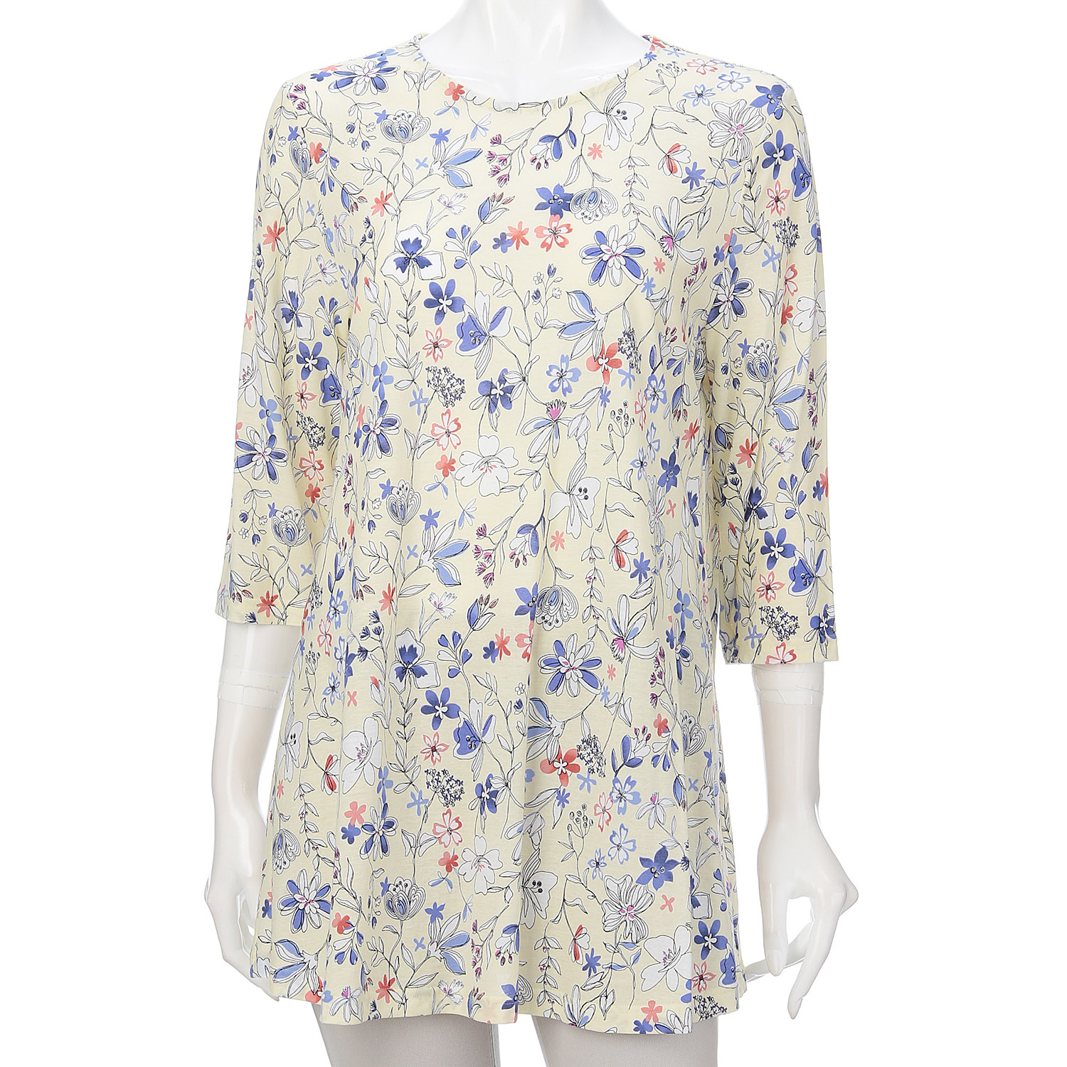 綿強撚SZ天竺プリントチュニック - 画像14