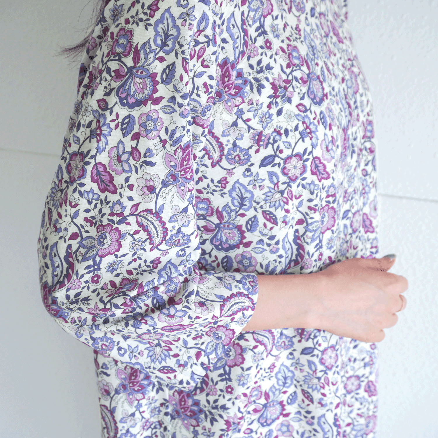 綿強撚SZ天竺プリントチュニック - 画像6