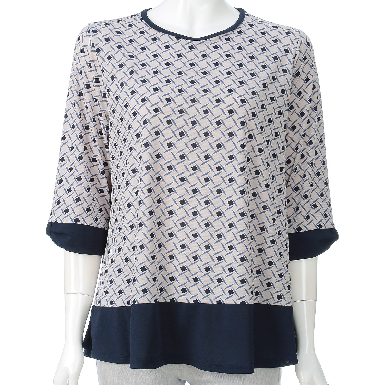 プリントチュニック丸首 - 画像2