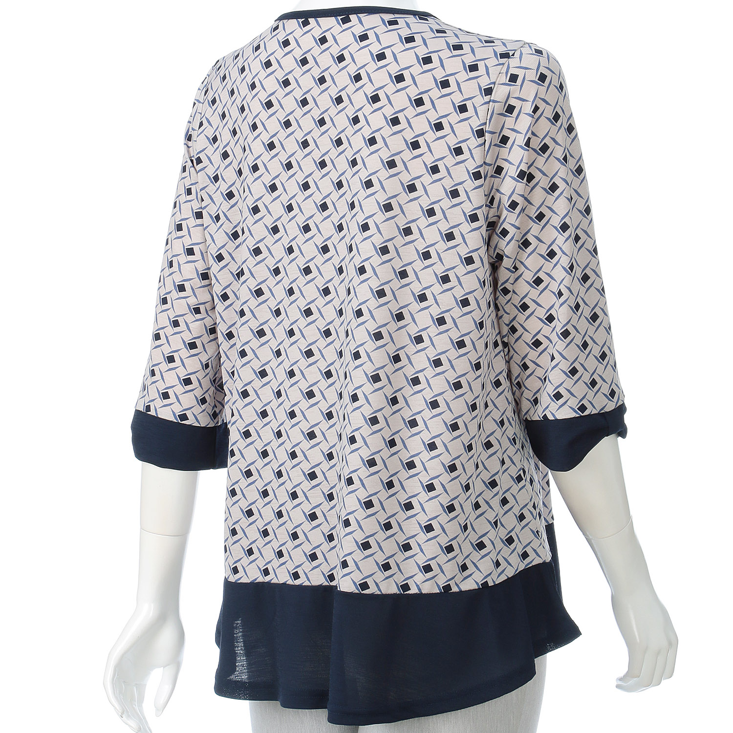 プリントチュニック丸首 - 画像3