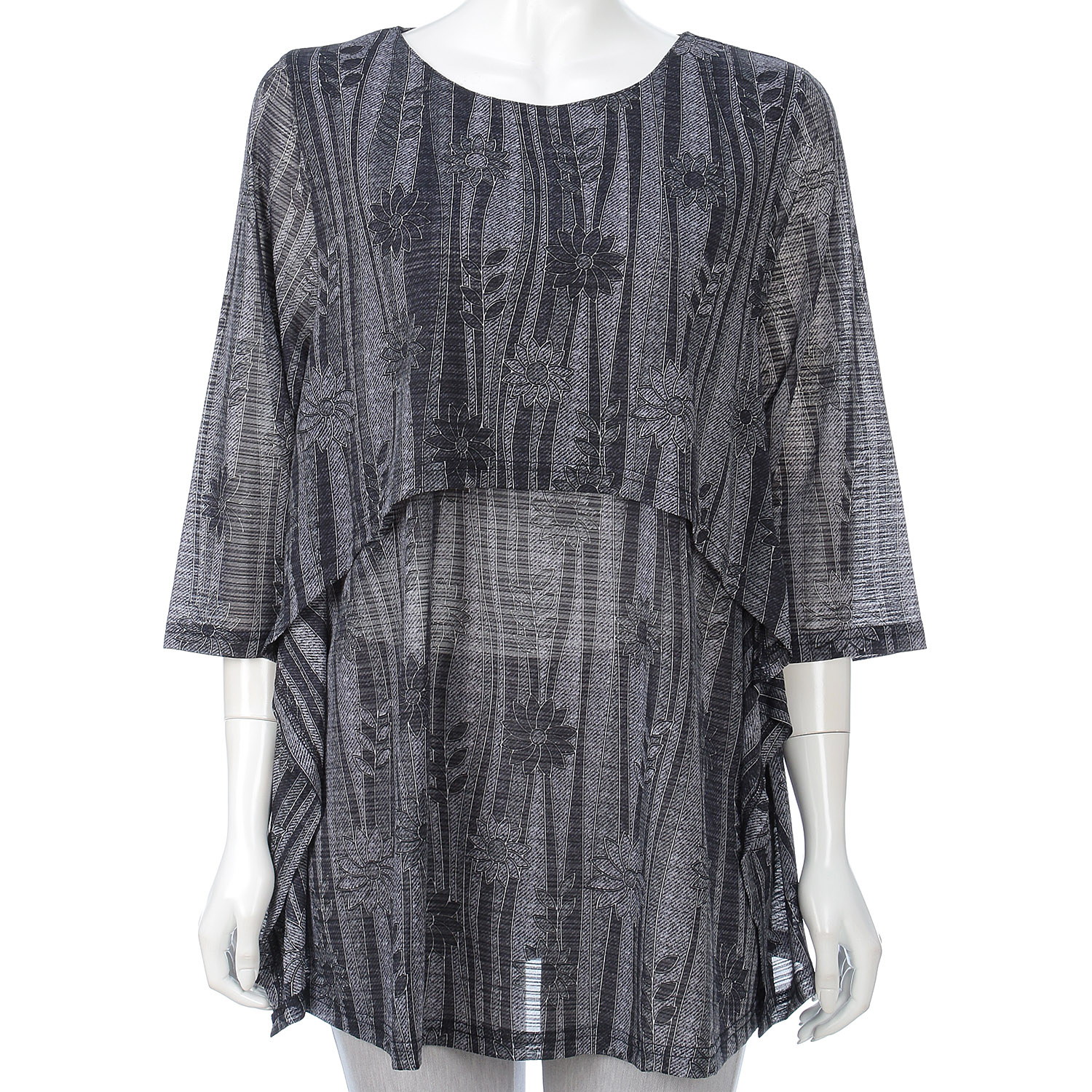 プリント合わせチュニック - 画像2