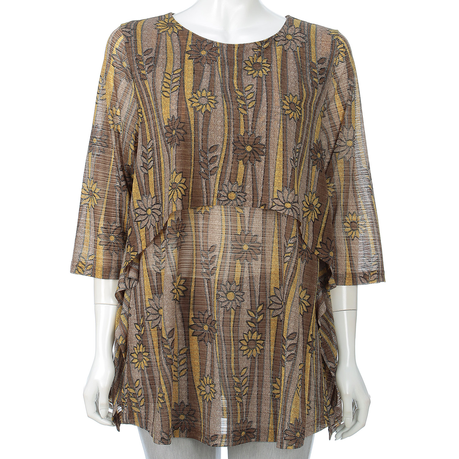 プリント合わせチュニック - 画像1