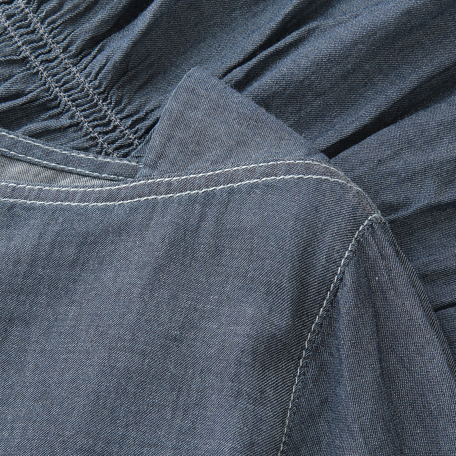 ツーオンスシアーデニムプルオーバー - 画像6