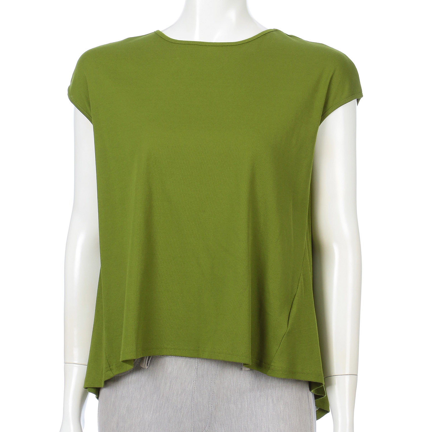 背タックノースリーブカットソー - 画像3