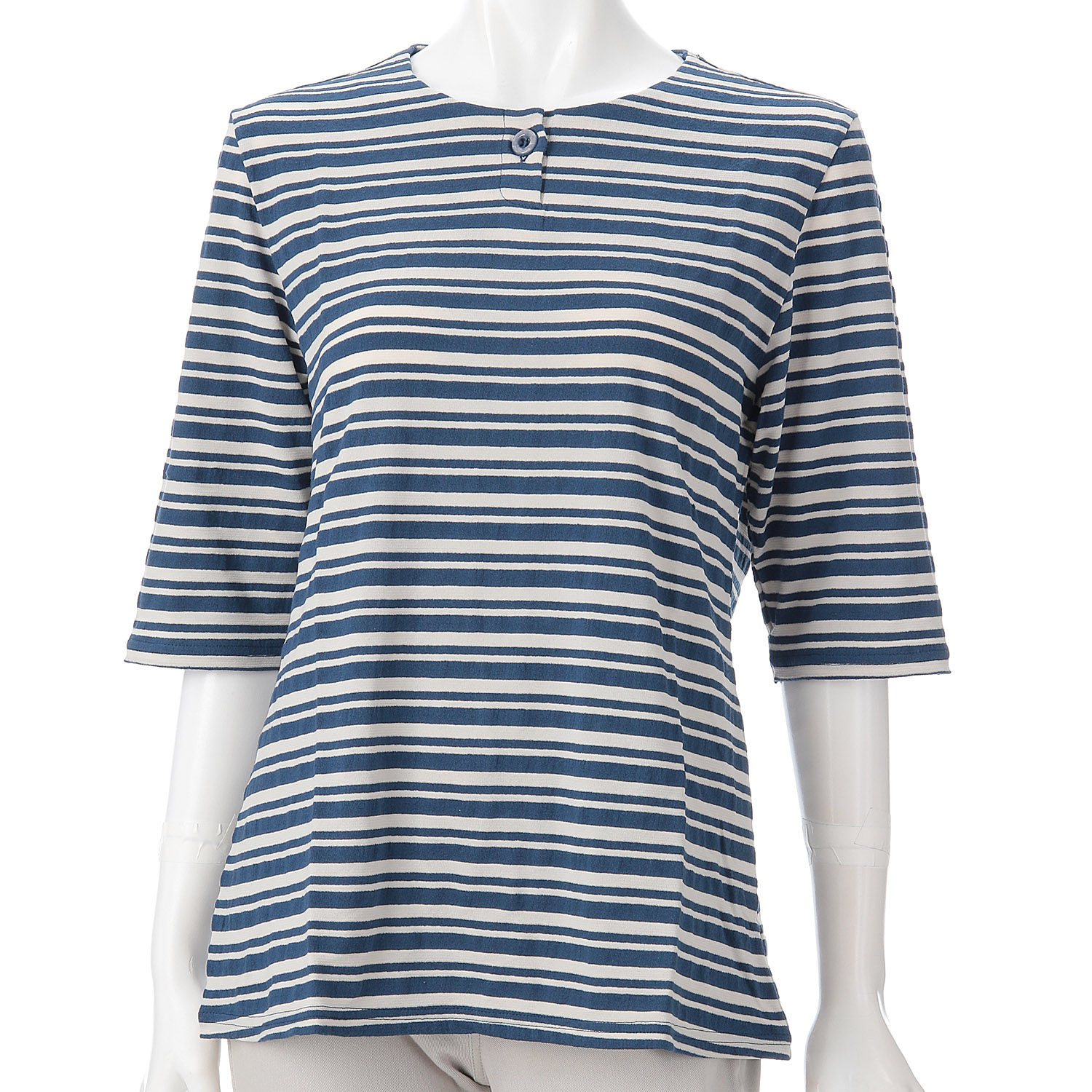 サッカーボーダー1つボタンヘンリーネックカットソー - 画像10