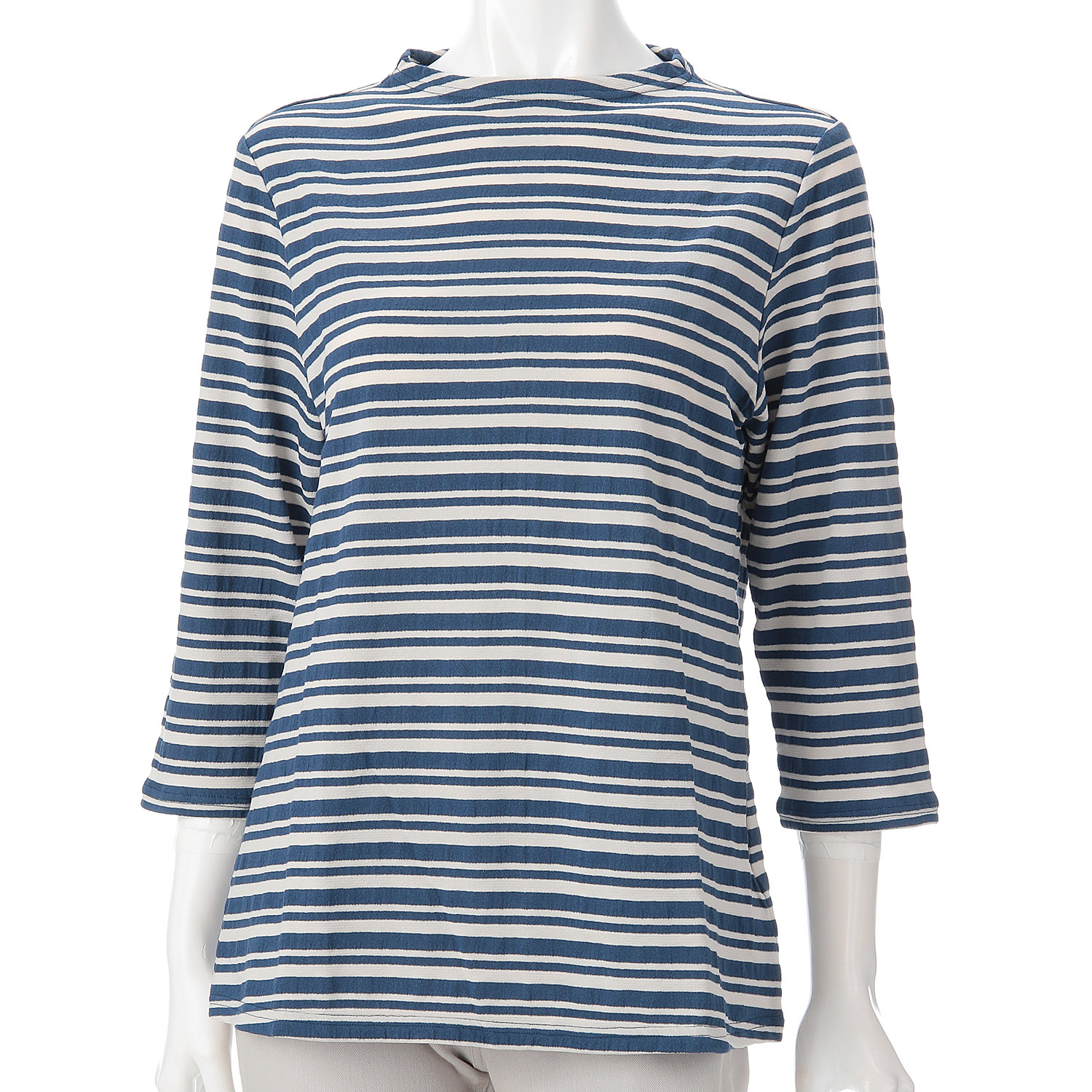 サッカーマルチボーダーボトルネックカットソー - 画像10