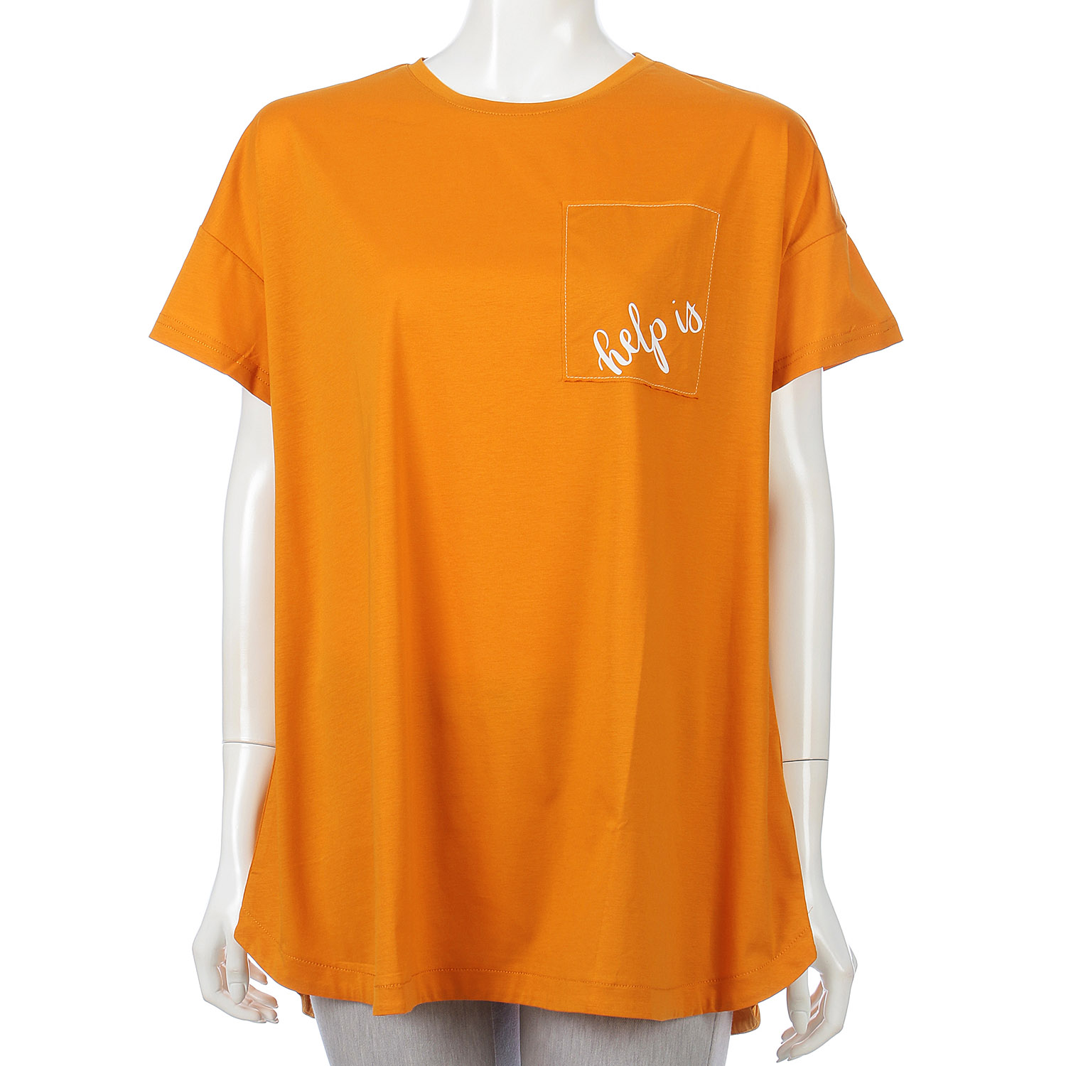 ロゴ入りチュニックTシャツ - 画像2