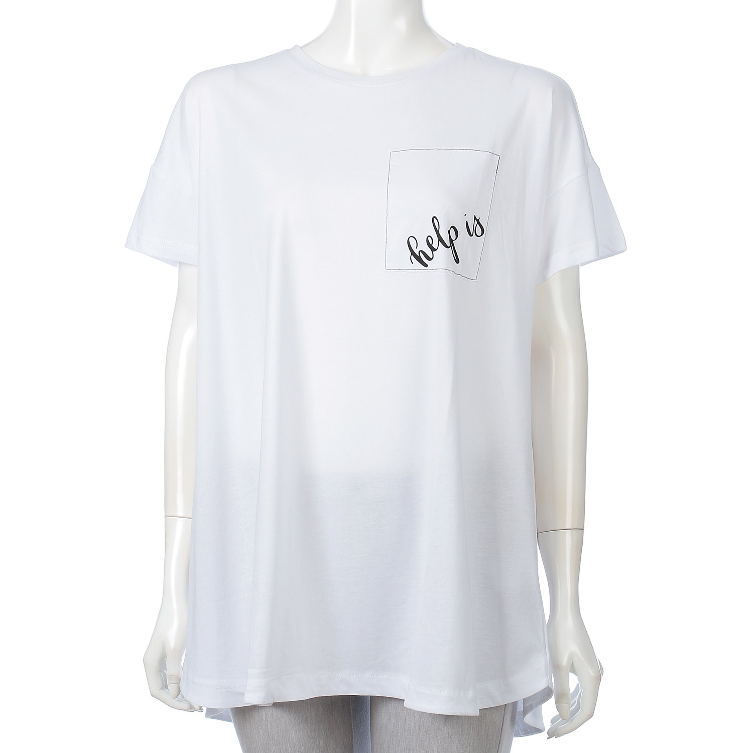 ロゴ入りチュニックTシャツ - 画像1