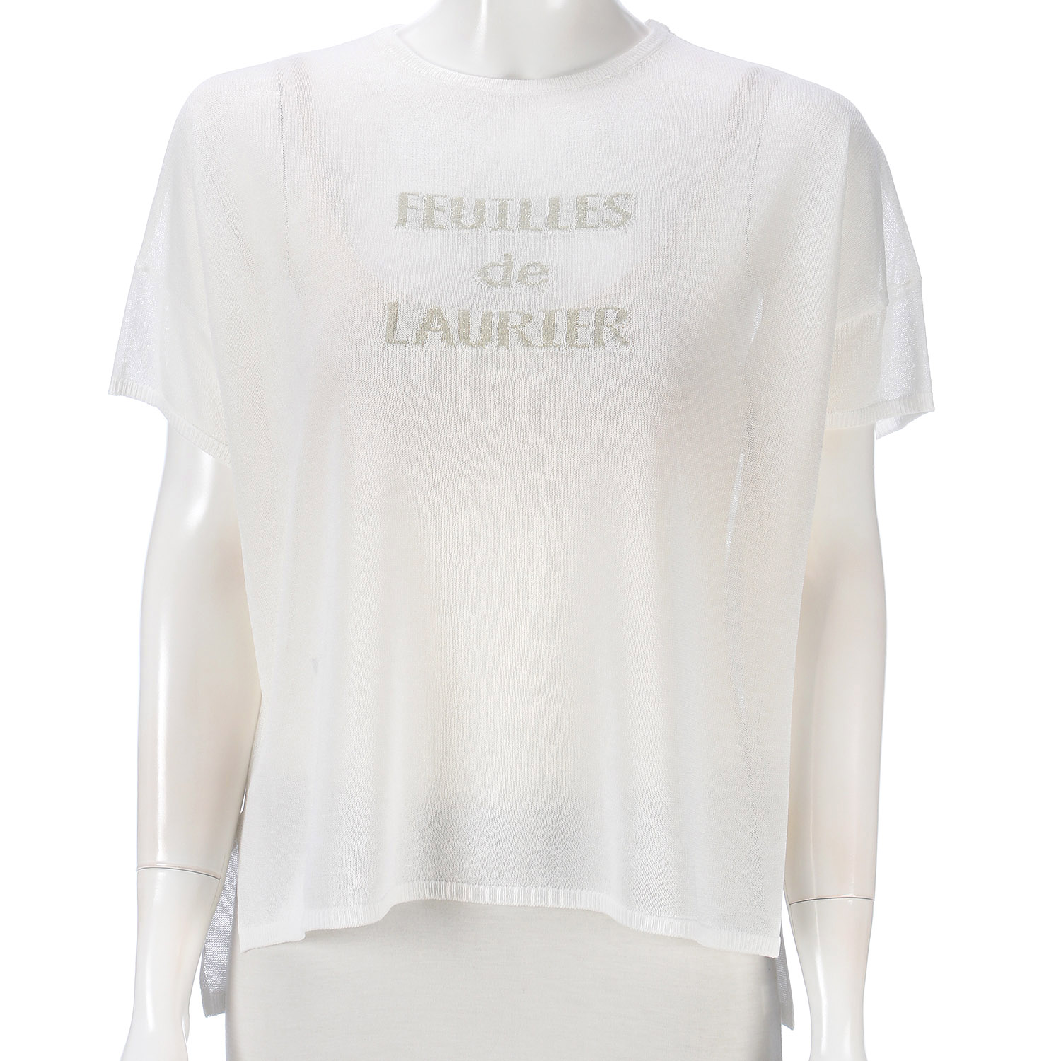 英字ショート丈フレンチプルオーバー - 画像3